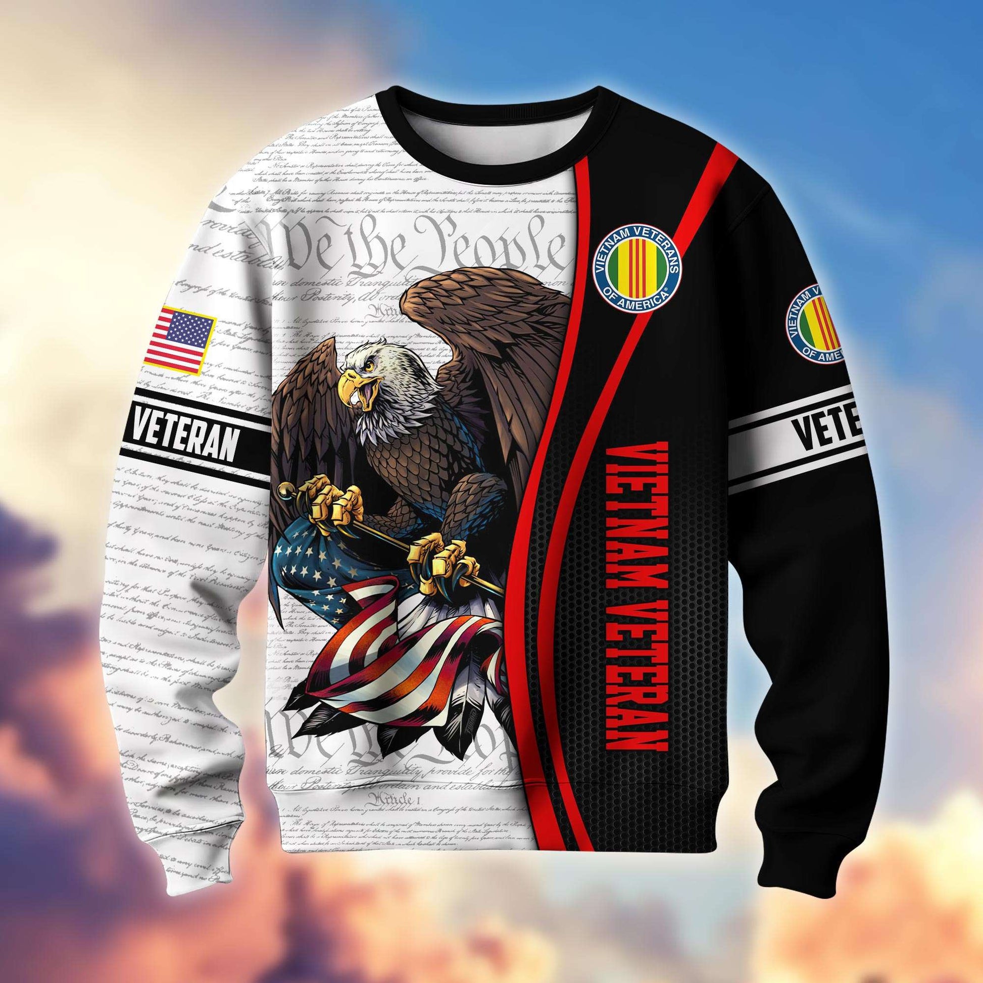 Premium US Veterans Sweatshirt APHN021212, Gifts For US Veterans