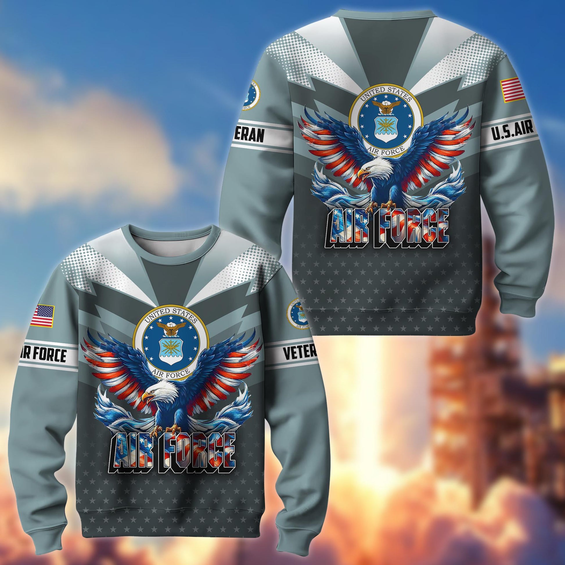 Premium US Veterans Sweatshirt BPVC301101, Gifts For US Veterans