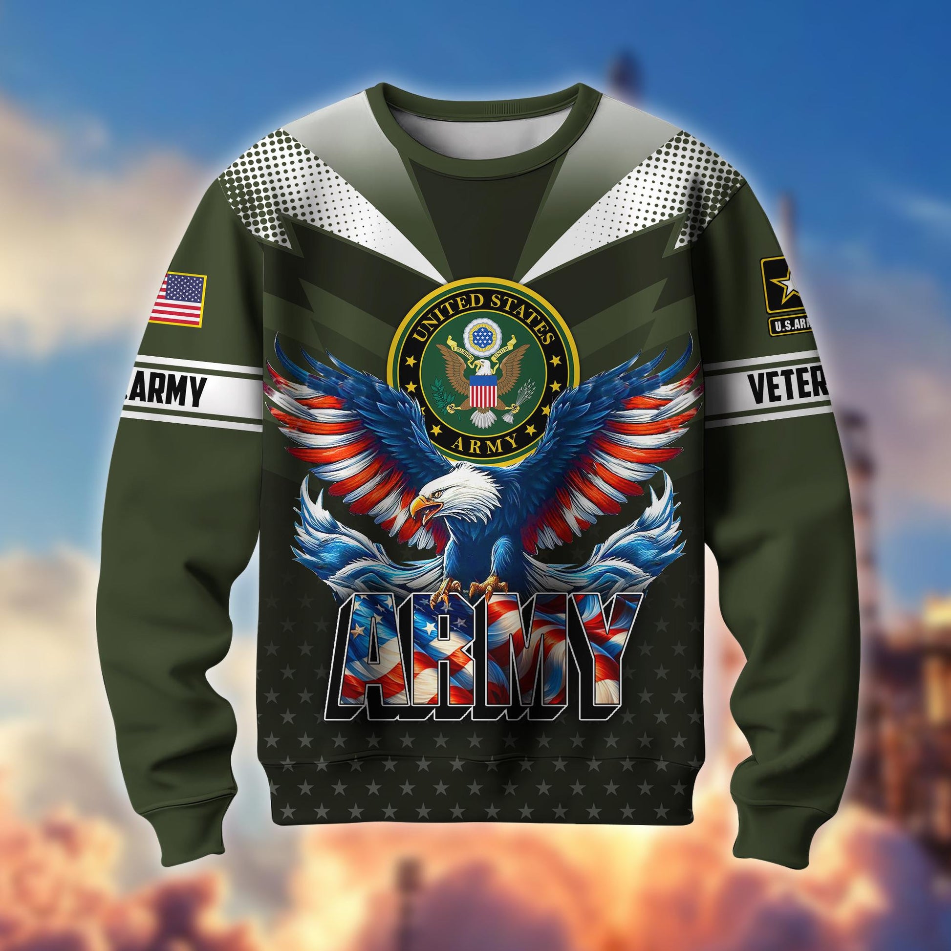 Premium US Veterans Sweatshirt BPVC301101, Gifts For US Veterans