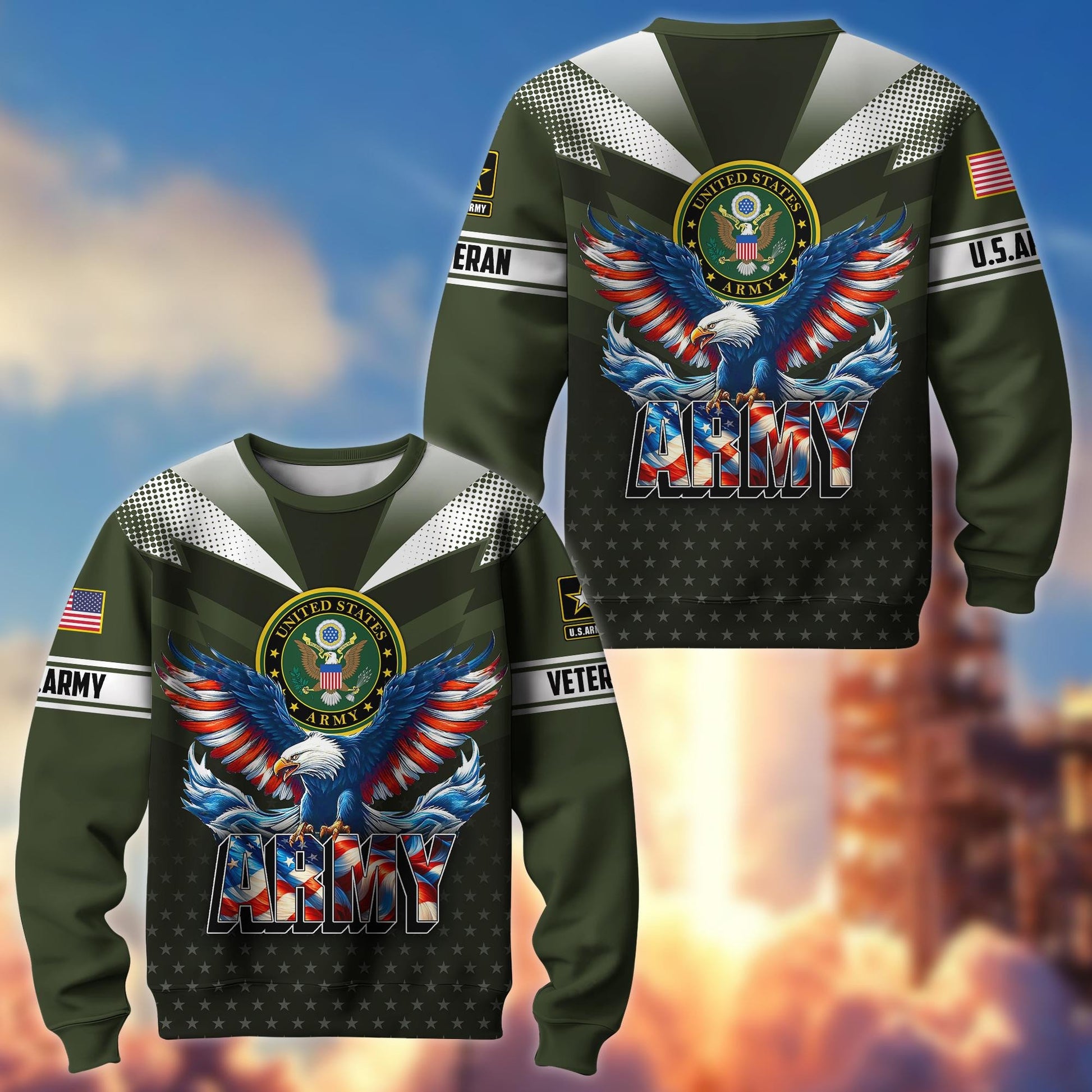 Premium US Veterans Sweatshirt BPVC301101, Gifts For US Veterans