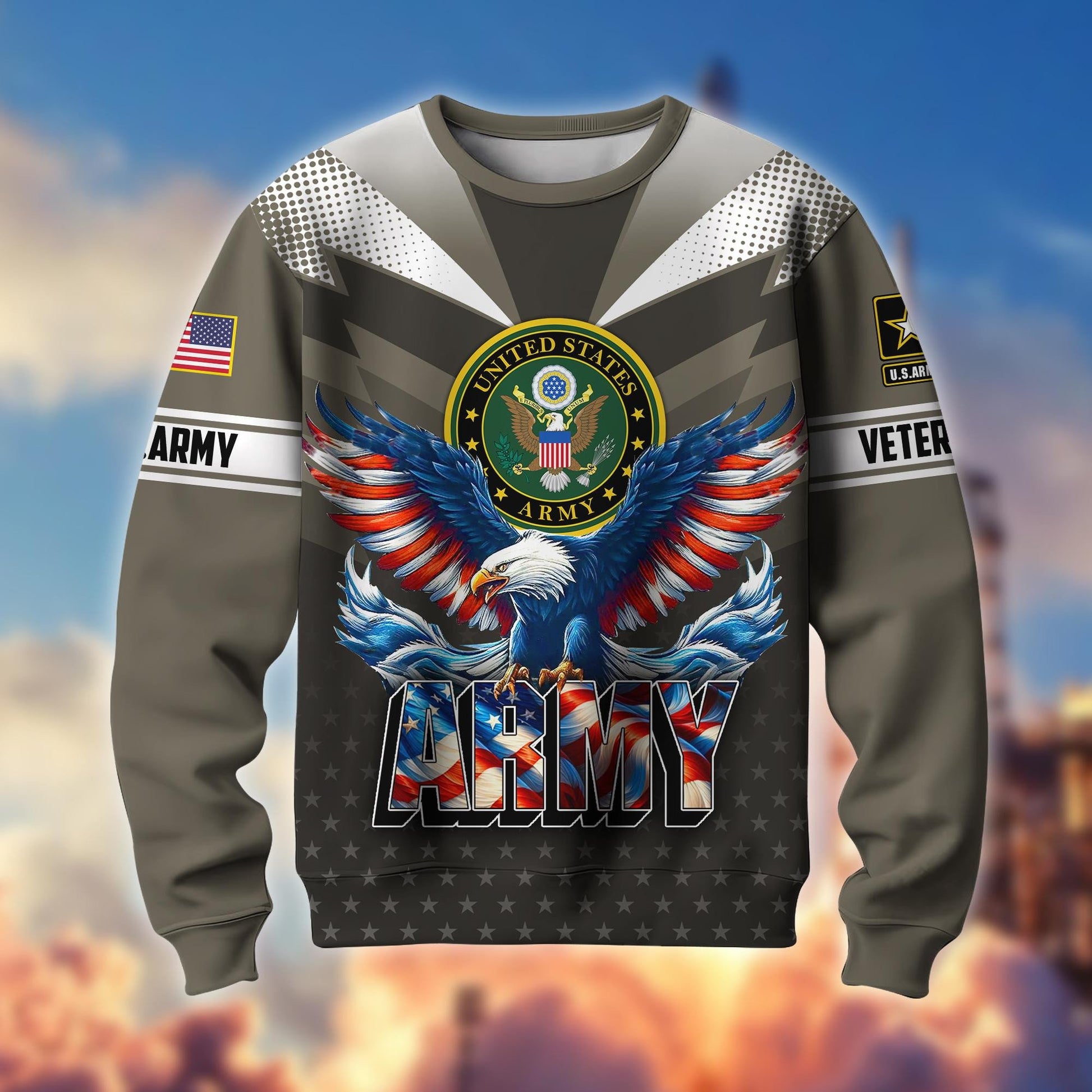 Premium US Veterans Sweatshirt BPVC301101, Gifts For US Veterans