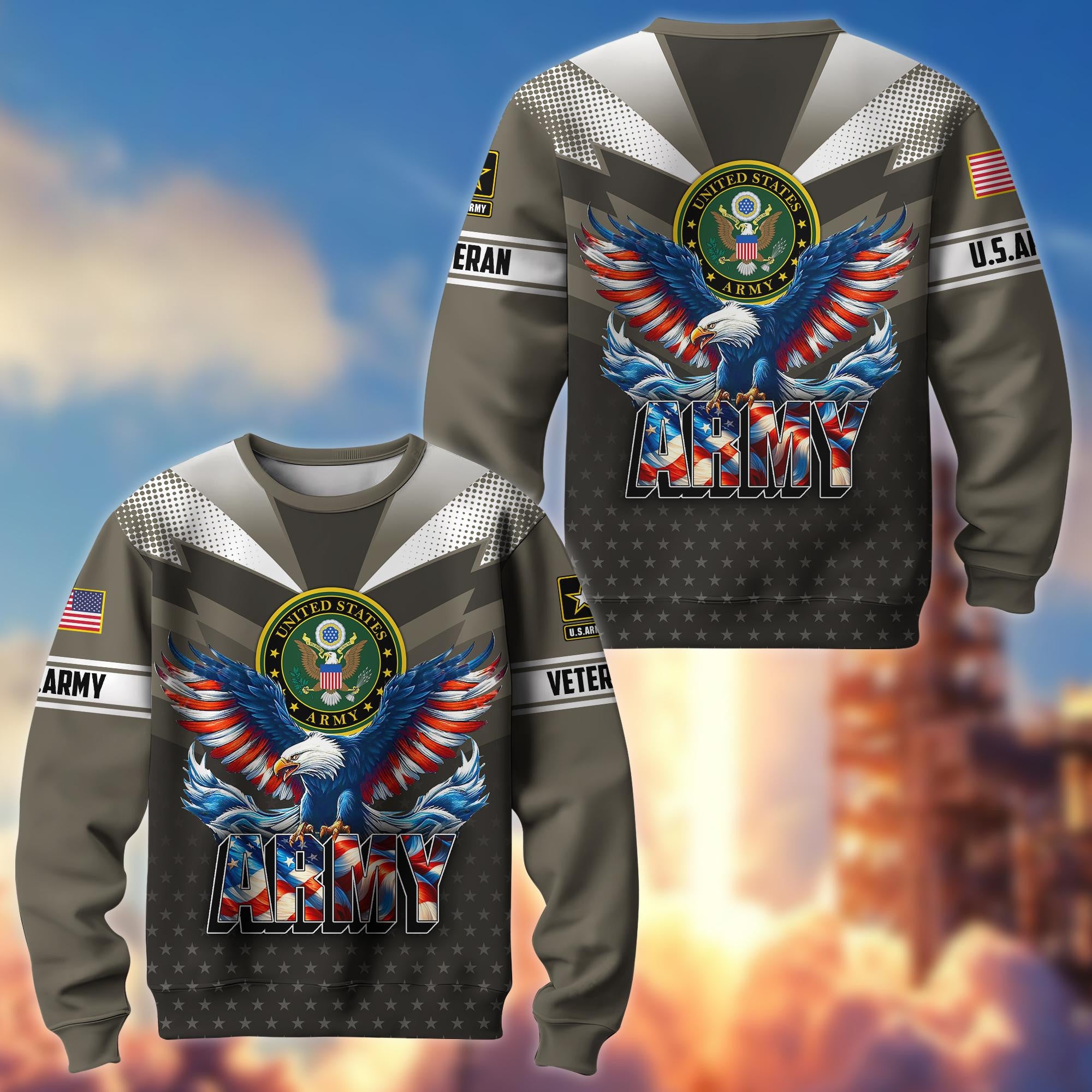 Premium US Veterans Sweatshirt BPVC301101, Gifts For US Veterans