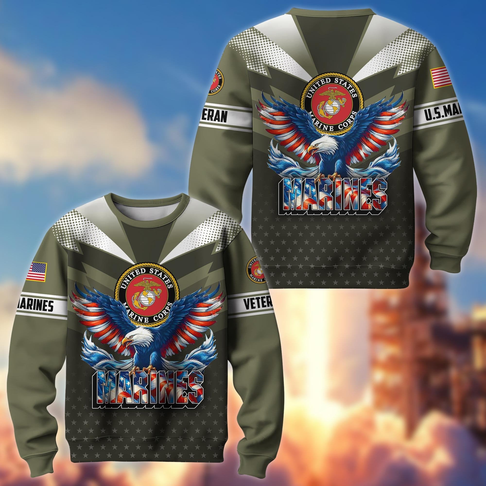 Premium US Veterans Sweatshirt BPVC301101, Gifts For US Veterans