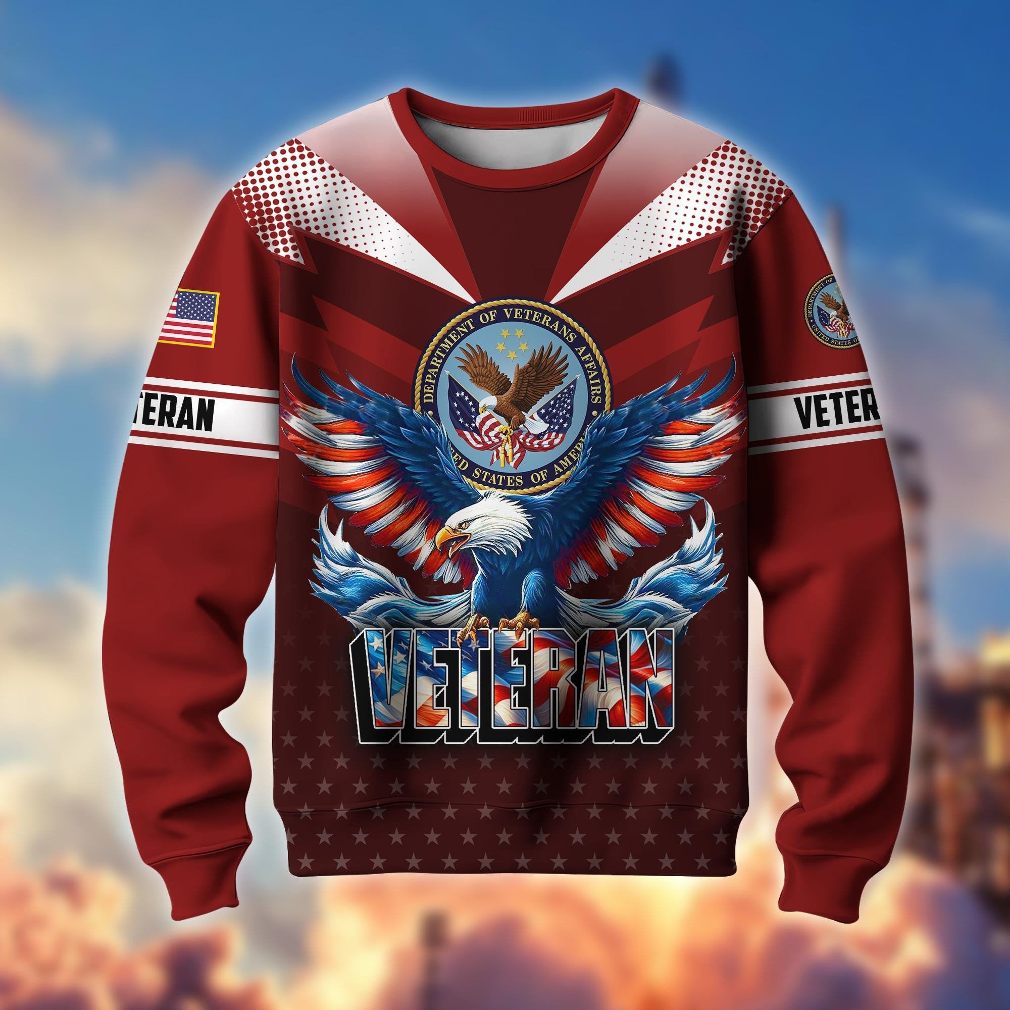 Premium US Veterans Sweatshirt BPVC301101, Gifts For US Veterans