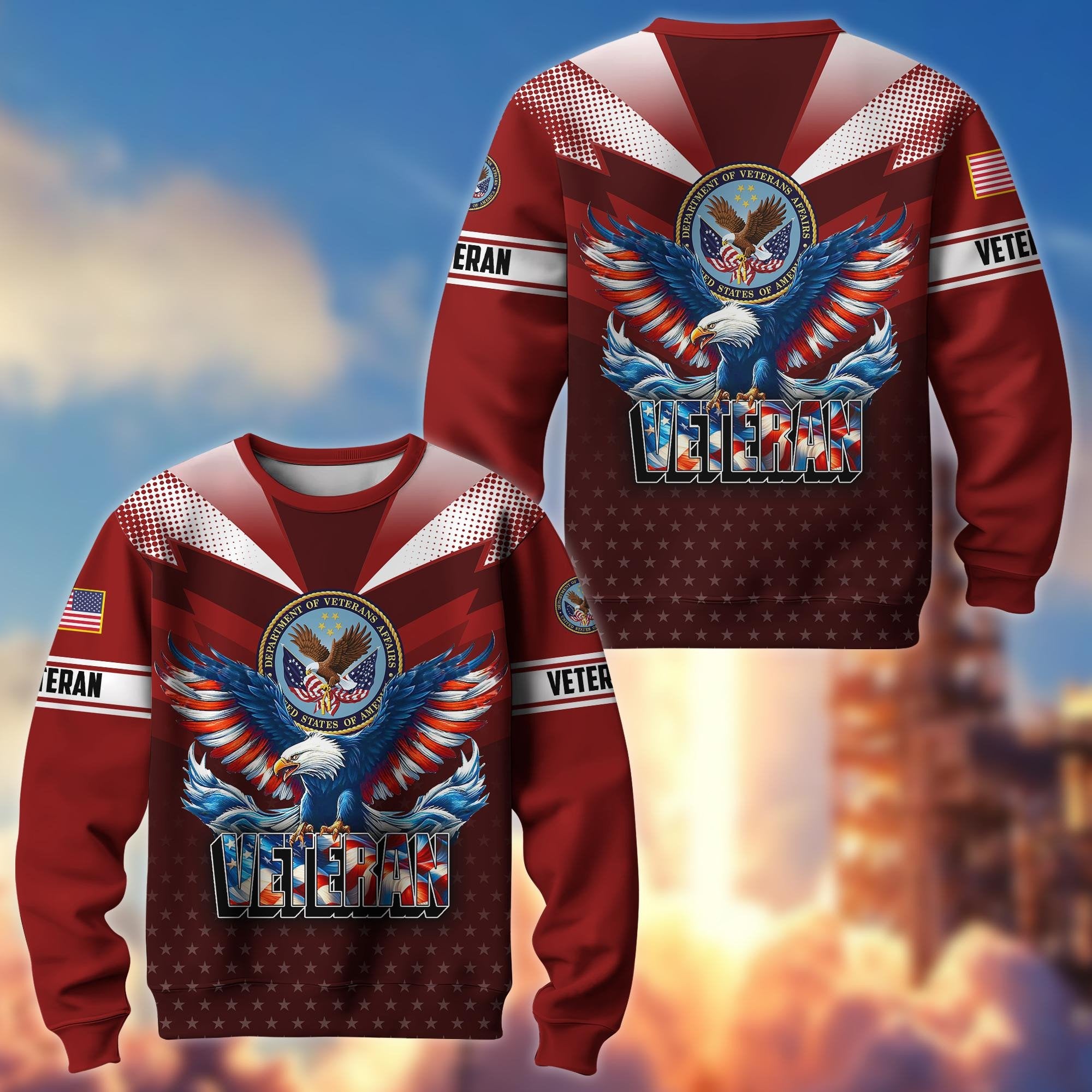 Premium US Veterans Sweatshirt BPVC301101, Gifts For US Veterans