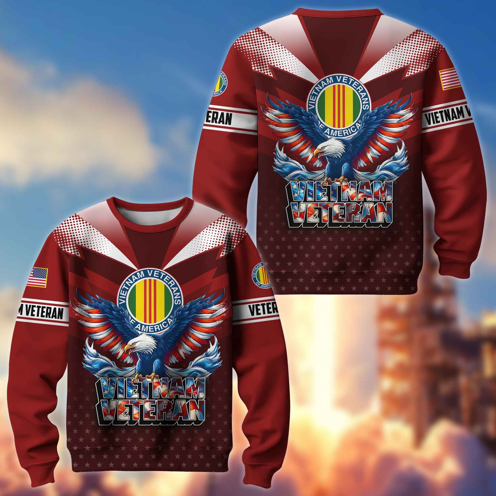 Premium US Veterans Sweatshirt BPVC301101, Gifts For US Veterans