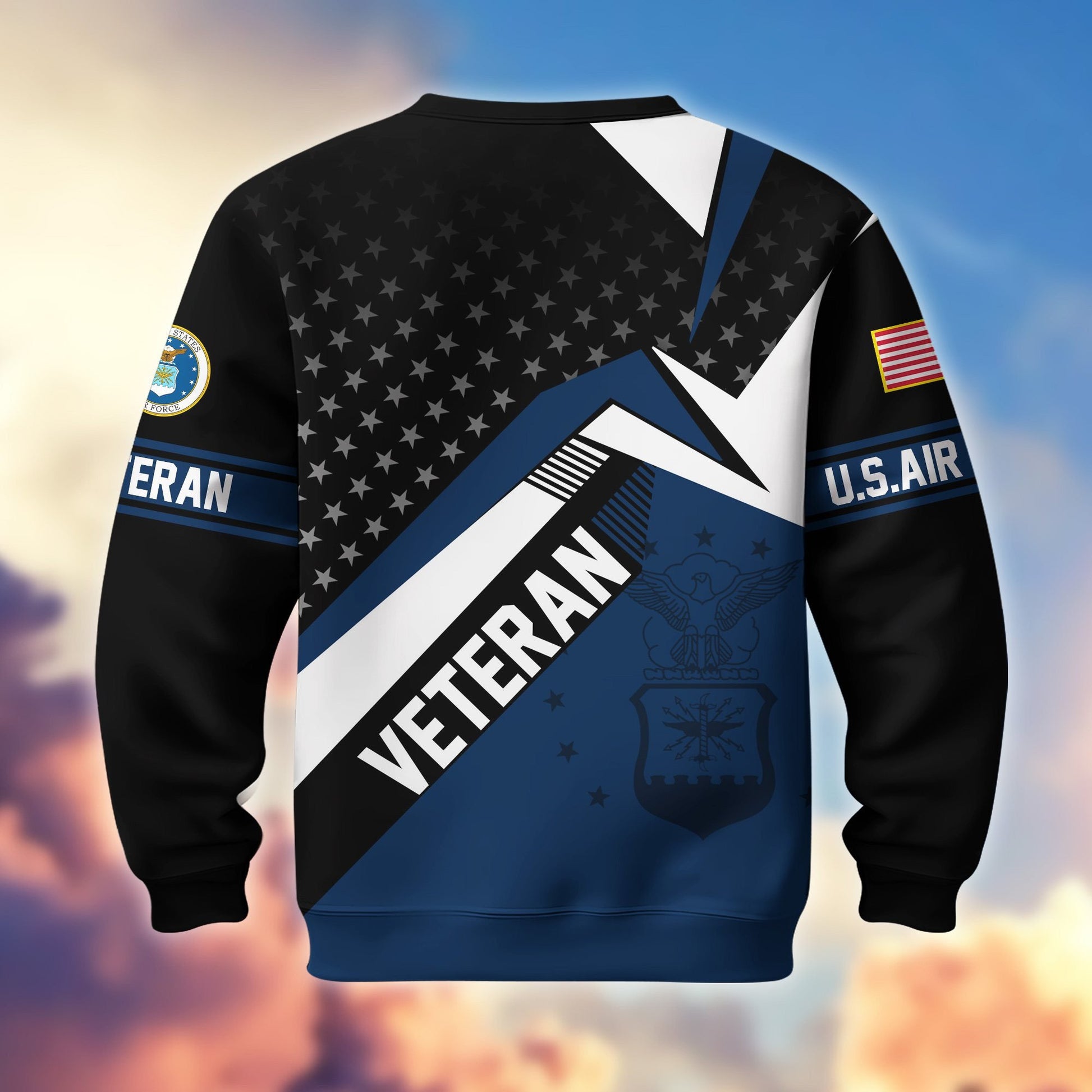 Premium Proudly Served US Veterans Sweatshirt APHN111211, Gifts For US Veterans