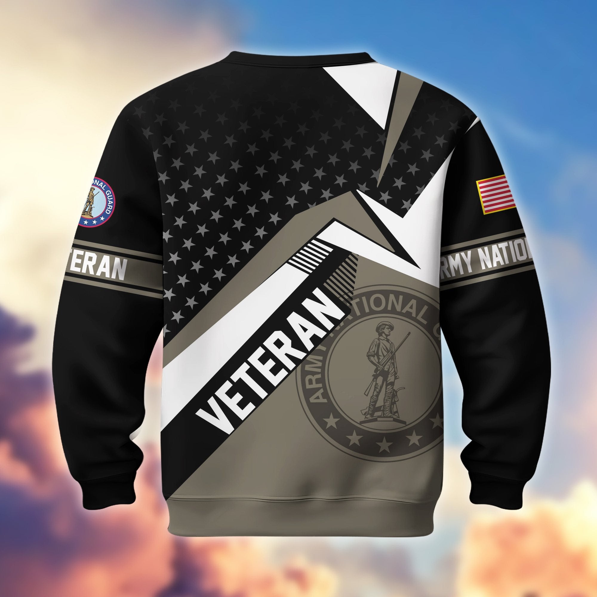 Premium Proudly Served US Veterans Sweatshirt APHN111211, Gifts For US Veterans