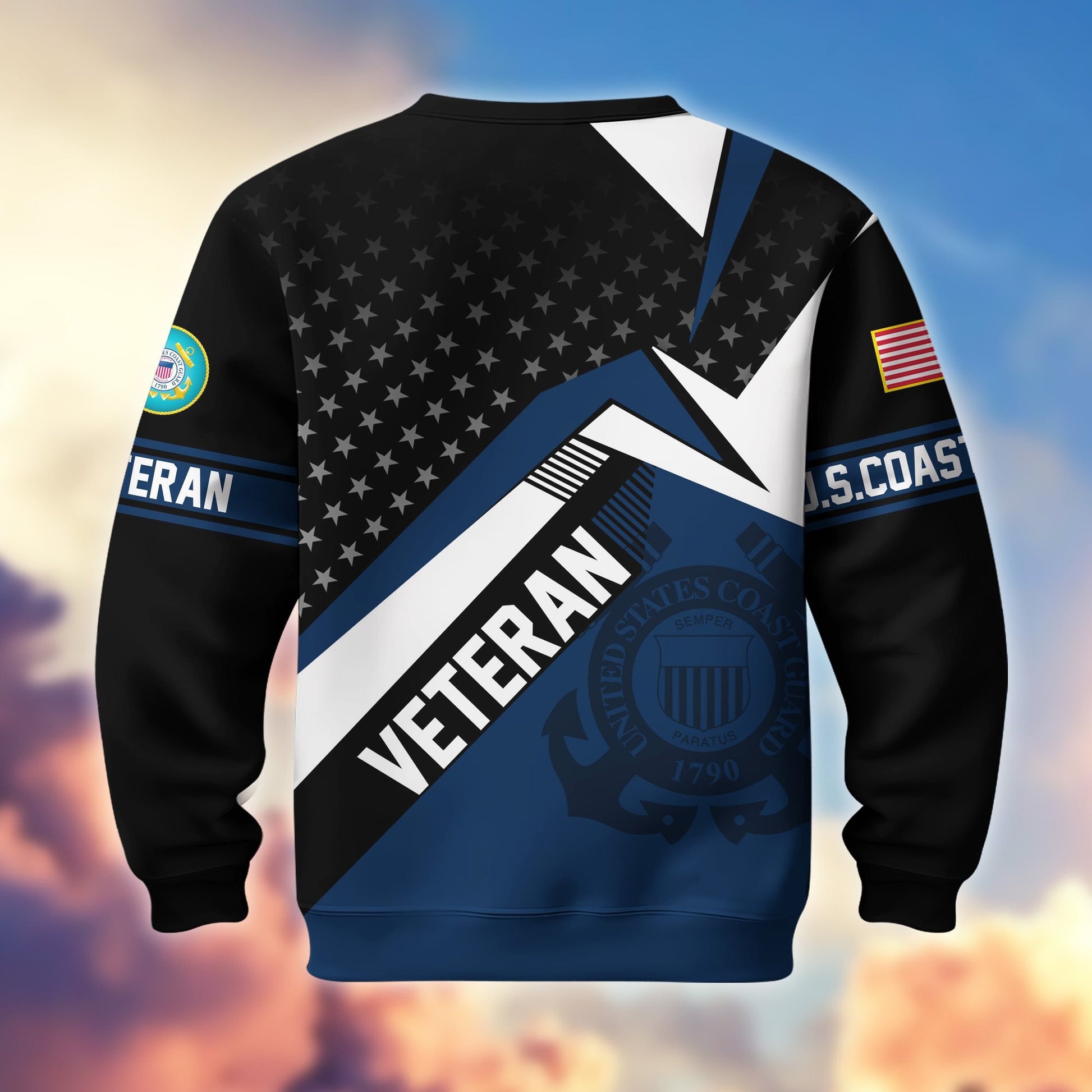 Premium Proudly Served US Veterans Sweatshirt APHN111211, Gifts For US Veterans