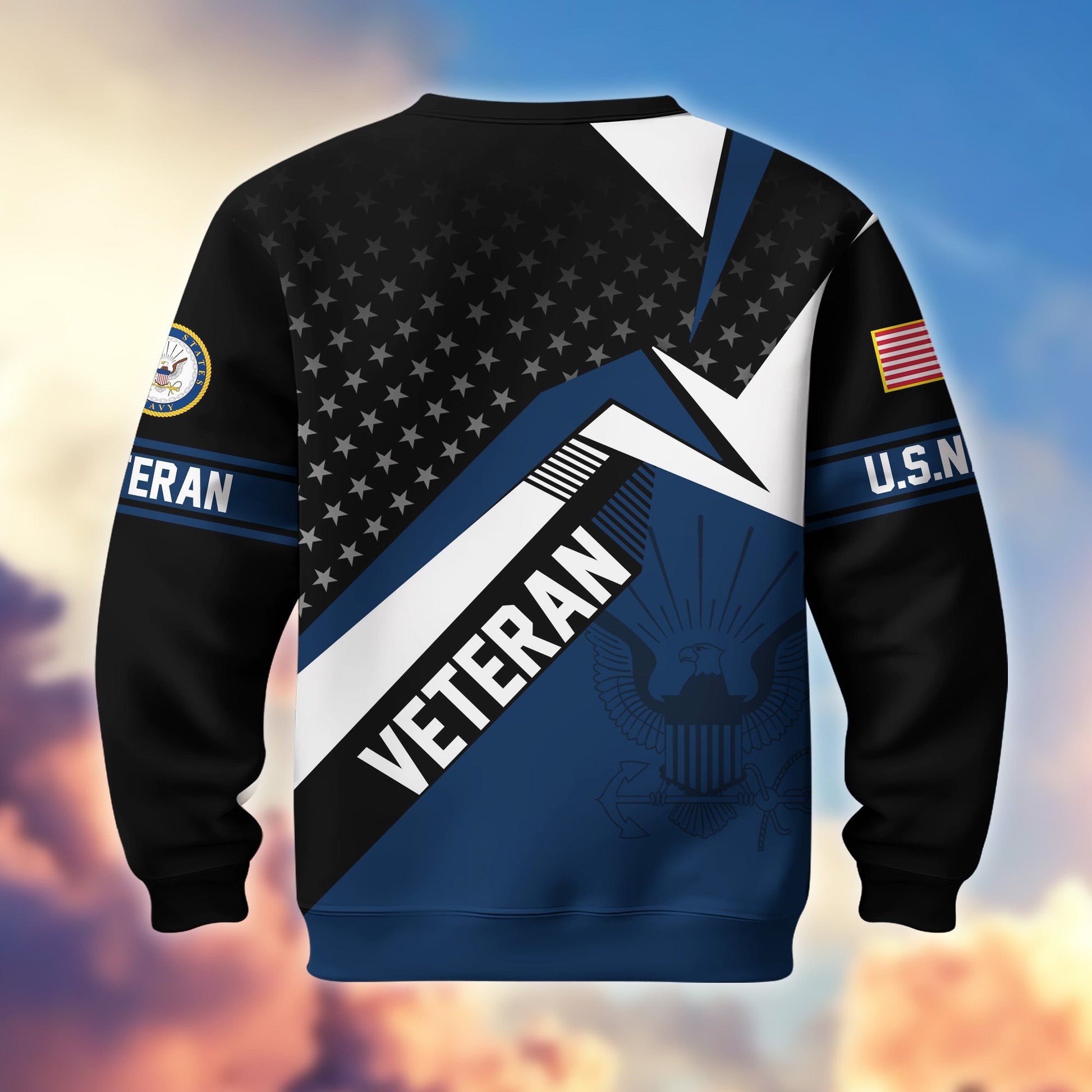 Premium Proudly Served US Veterans Sweatshirt APHN111211, Gifts For US Veterans