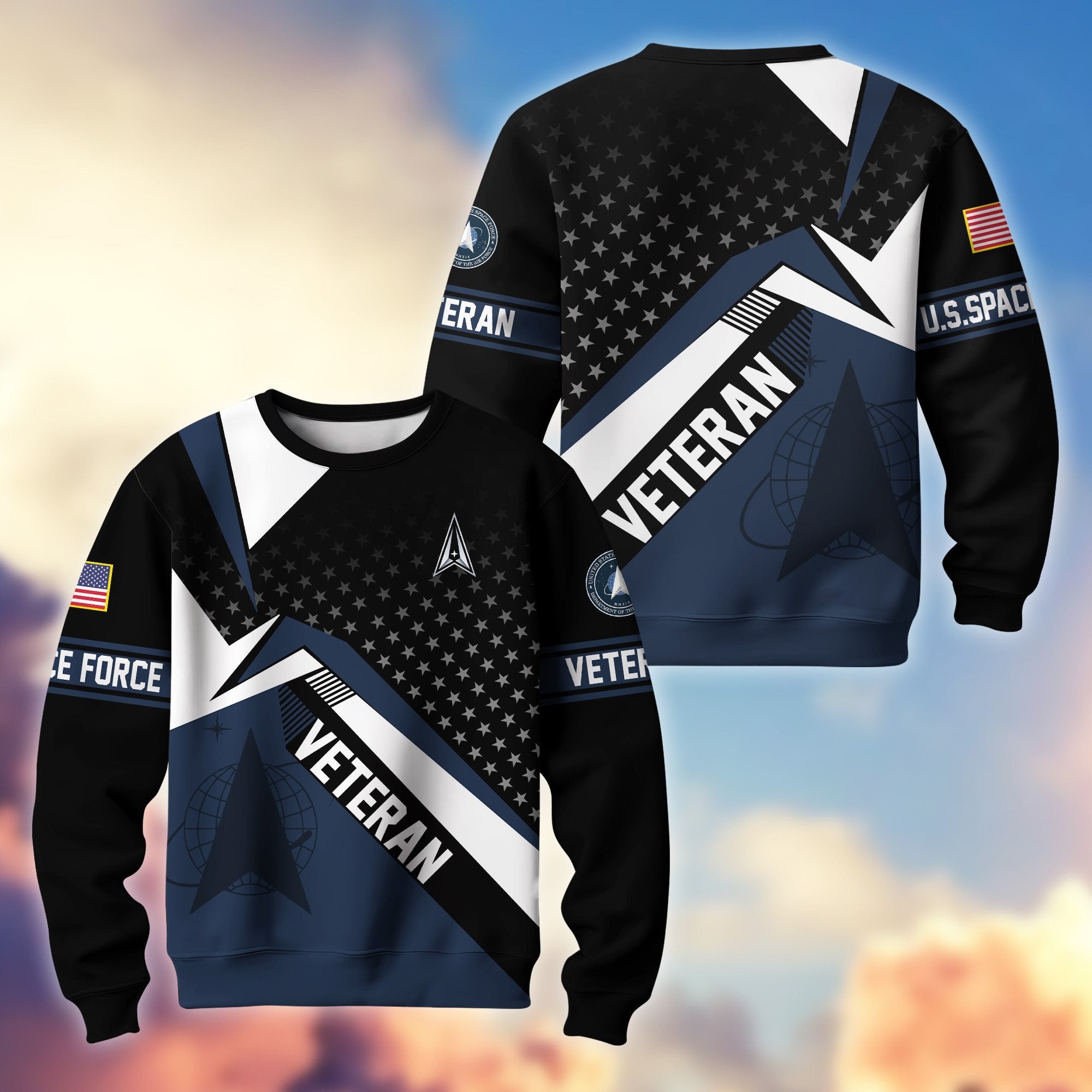 Premium Proudly Served US Veterans Sweatshirt APHN111211, Gifts For US Veterans