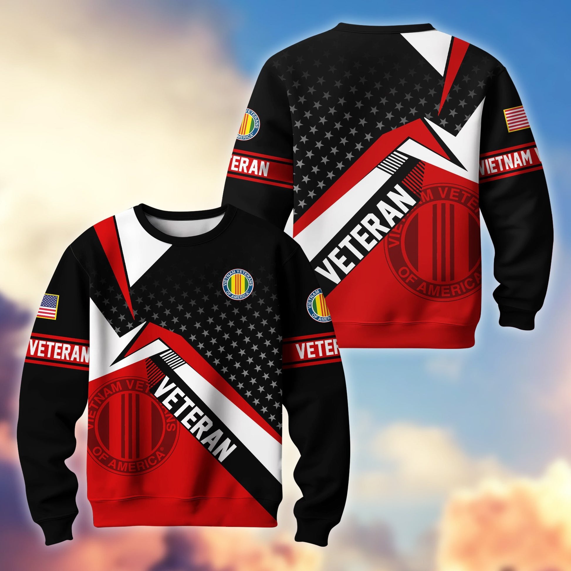 Premium Proudly Served US Veterans Sweatshirt APHN111211, Gifts For US Veterans