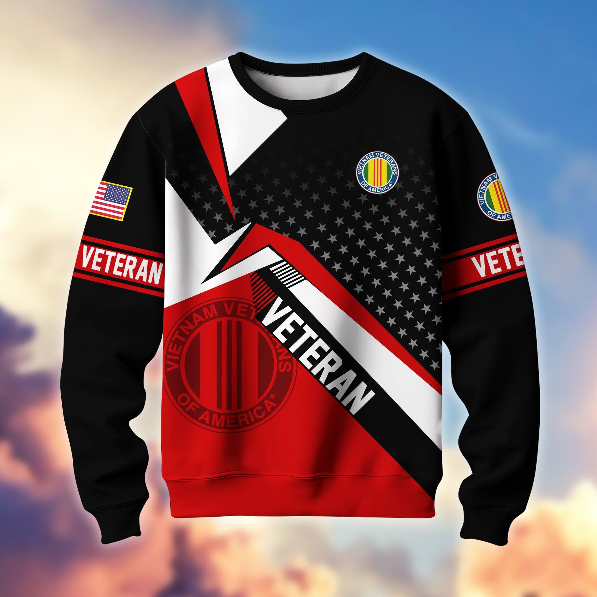 Premium Proudly Served US Veterans Sweatshirt APHN111211, Gifts For US Veterans