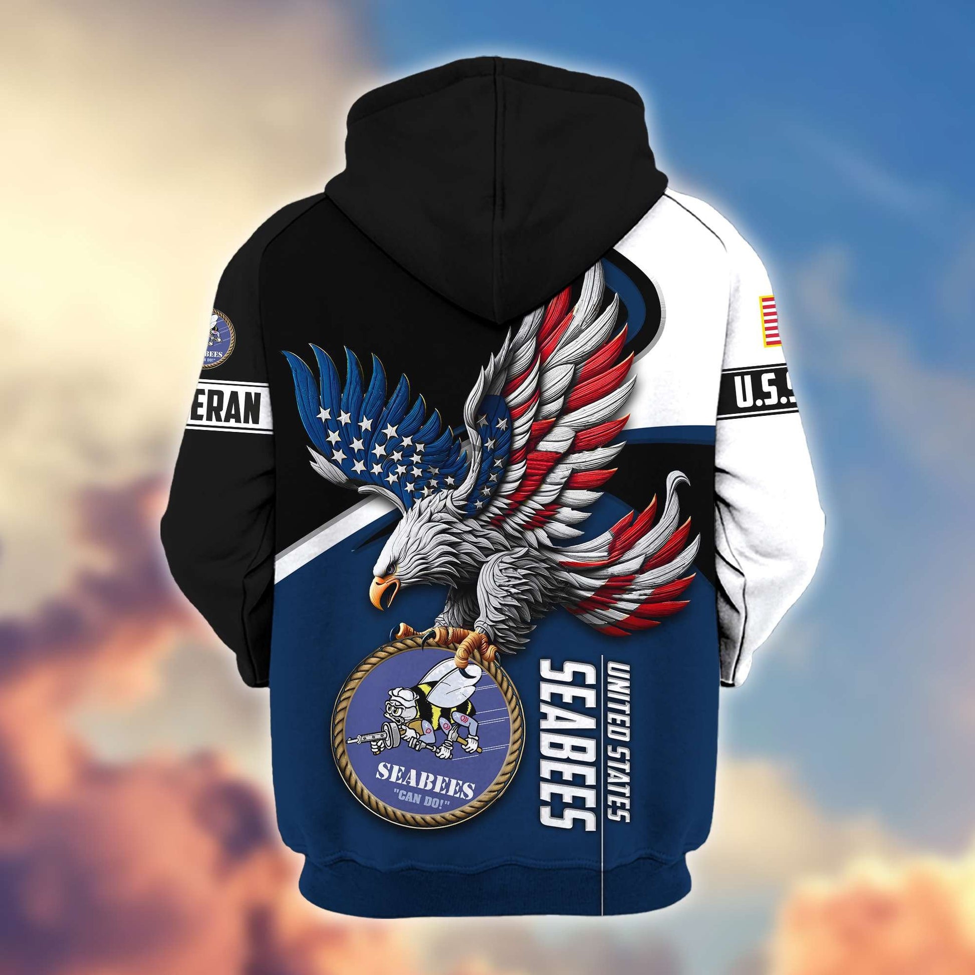 Premium US Veterans Zip Hoodie APHN231211, Gifts For US Veterans