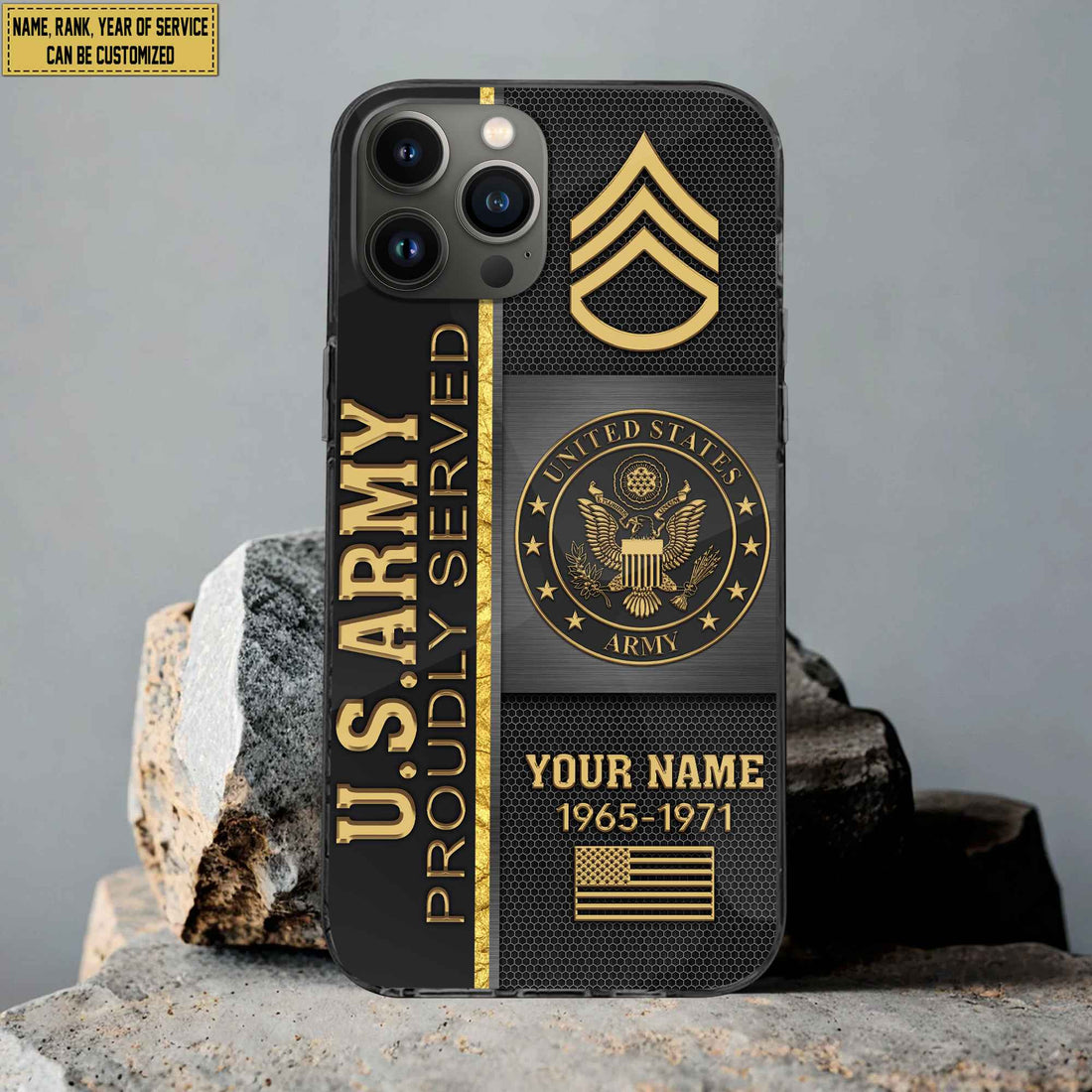 US Army Phone Case, Gifts For Army Veteran, Gifts For Veterans Day, Father's Day VPVC501101