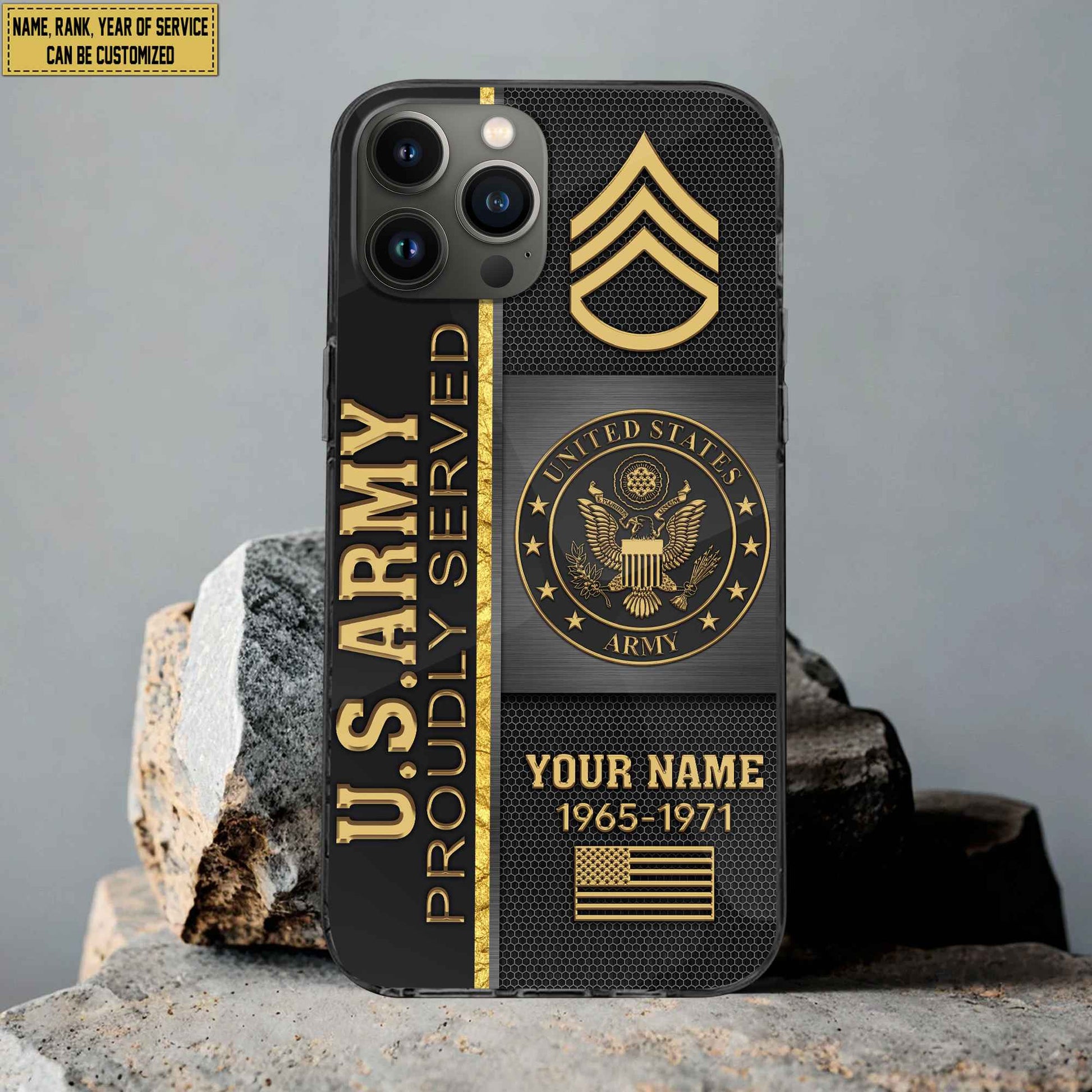 US Army Phone Case, Gifts For Army Veteran, Gifts For Veterans Day, Father's Day VPVC501101