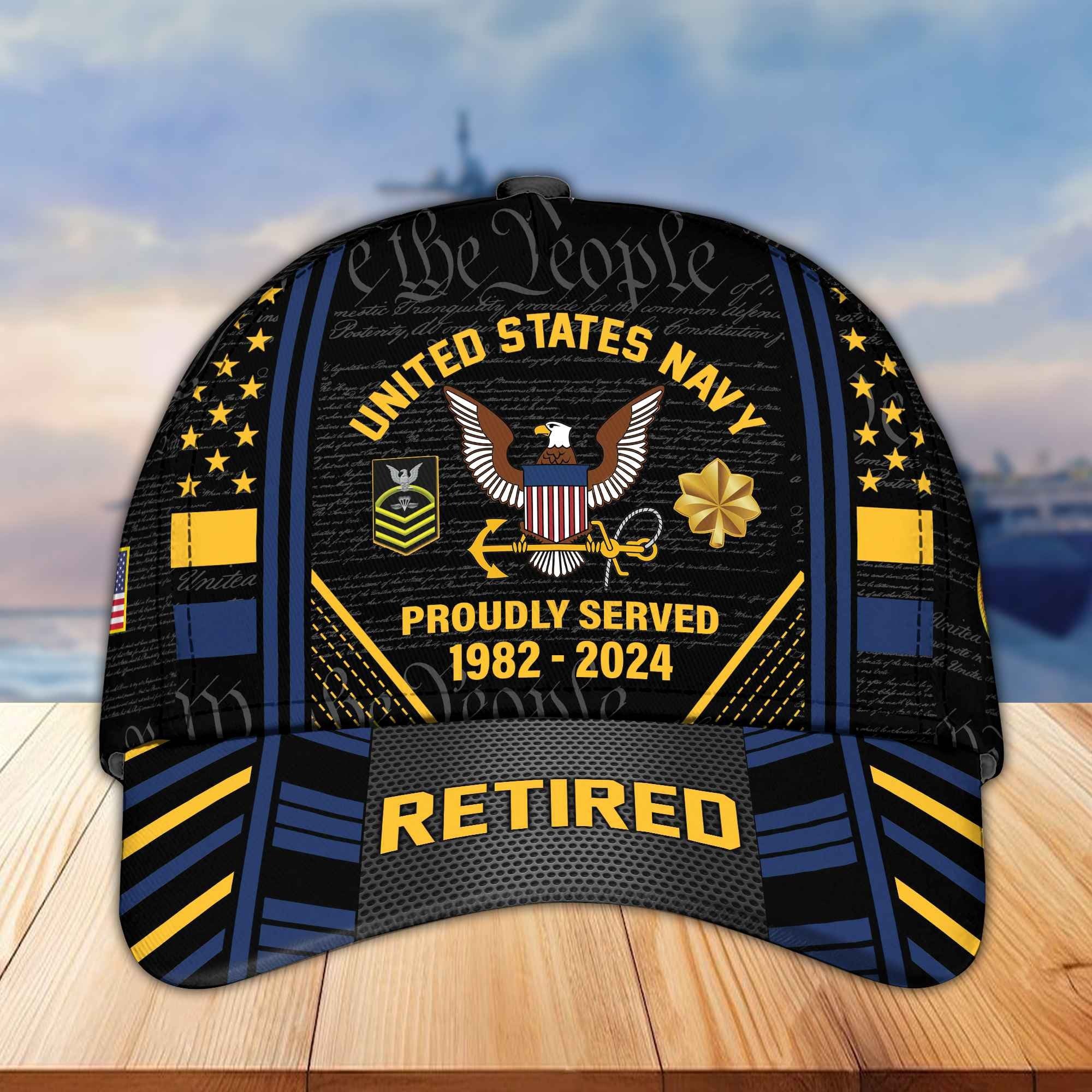 Premium US Navy Retired Cap BPVC050110