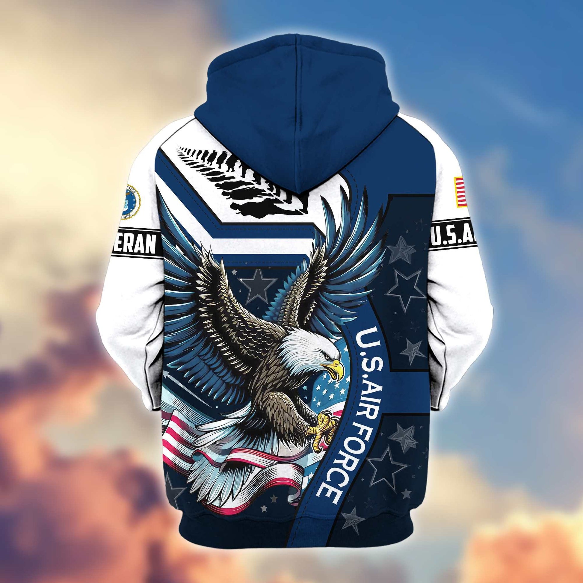 Premium Honoring All Who Served US Veterans Zip Hoodie APHN251212, Gifts For US Veterans