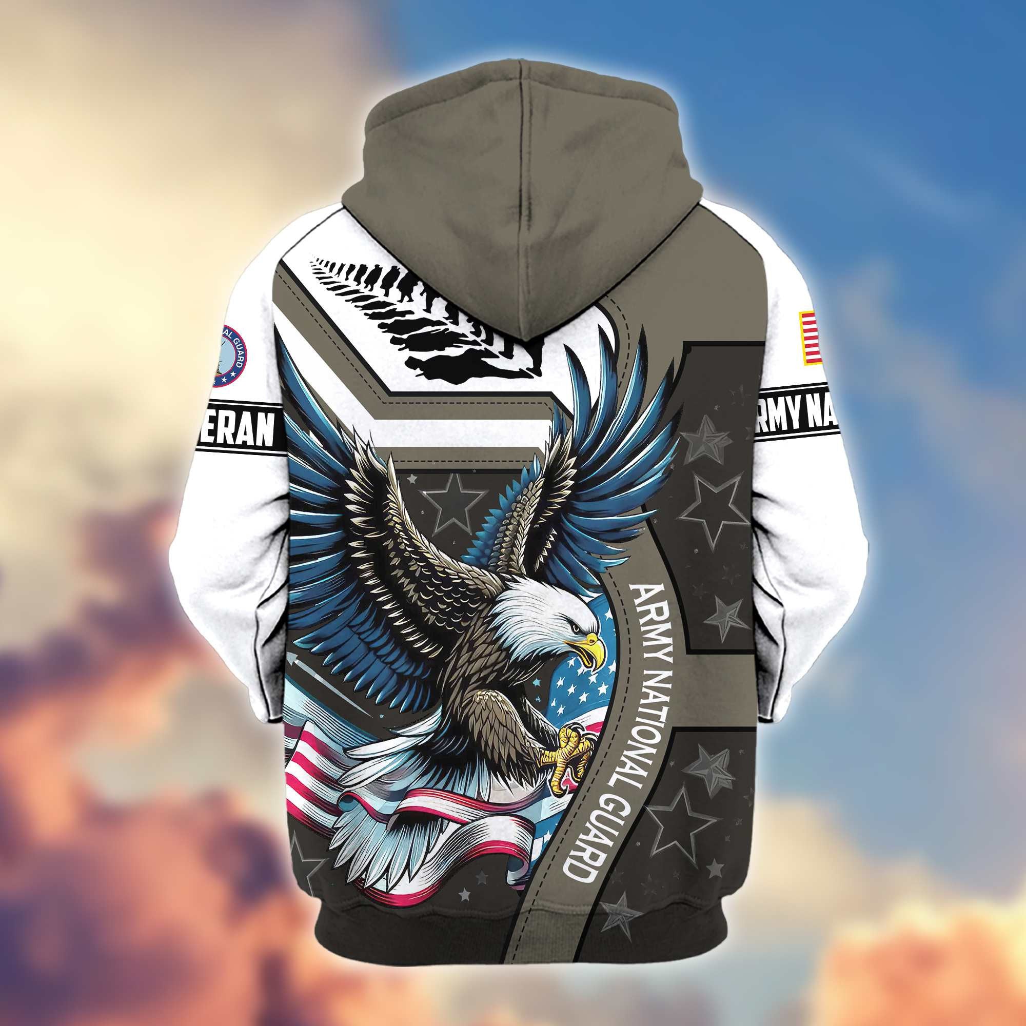 Premium Honoring All Who Served US Veterans Zip Hoodie APHN251212, Gifts For US Veterans