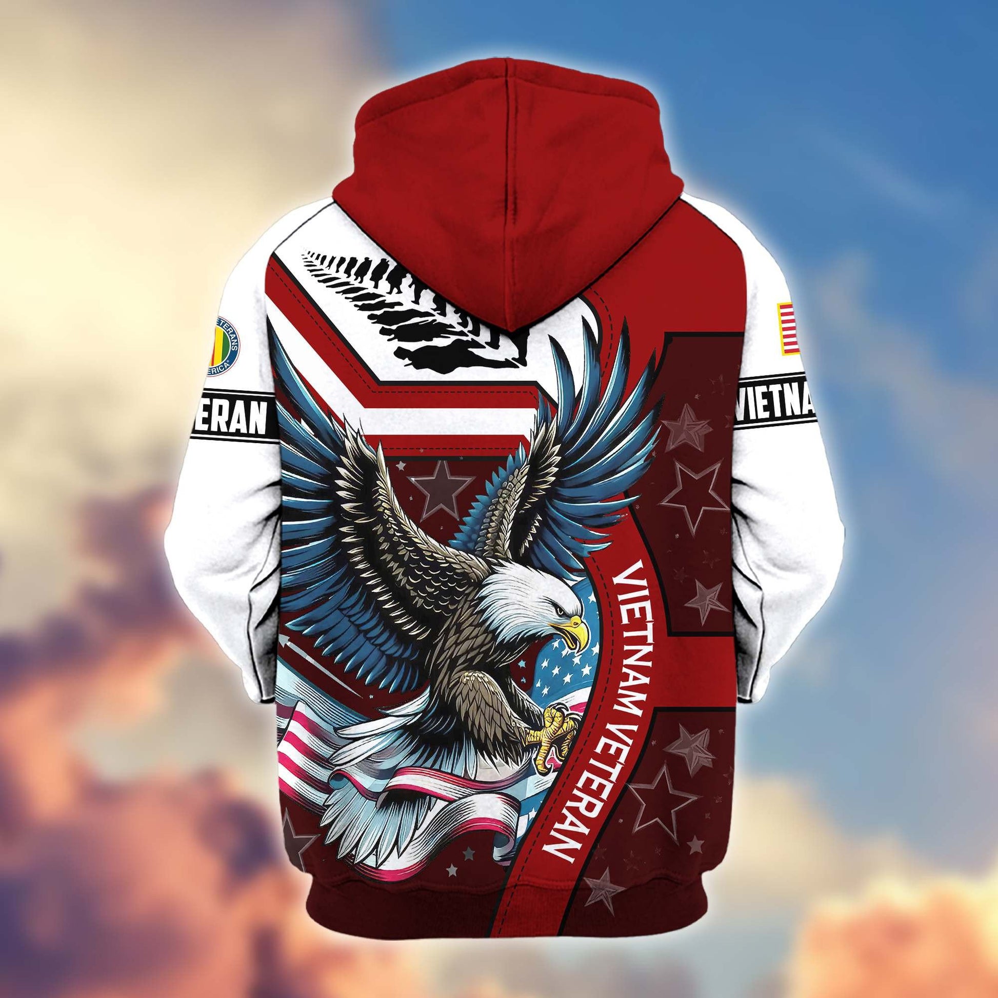 Premium Honoring All Who Served US Veterans Zip Hoodie APHN251212, Gifts For US Veterans