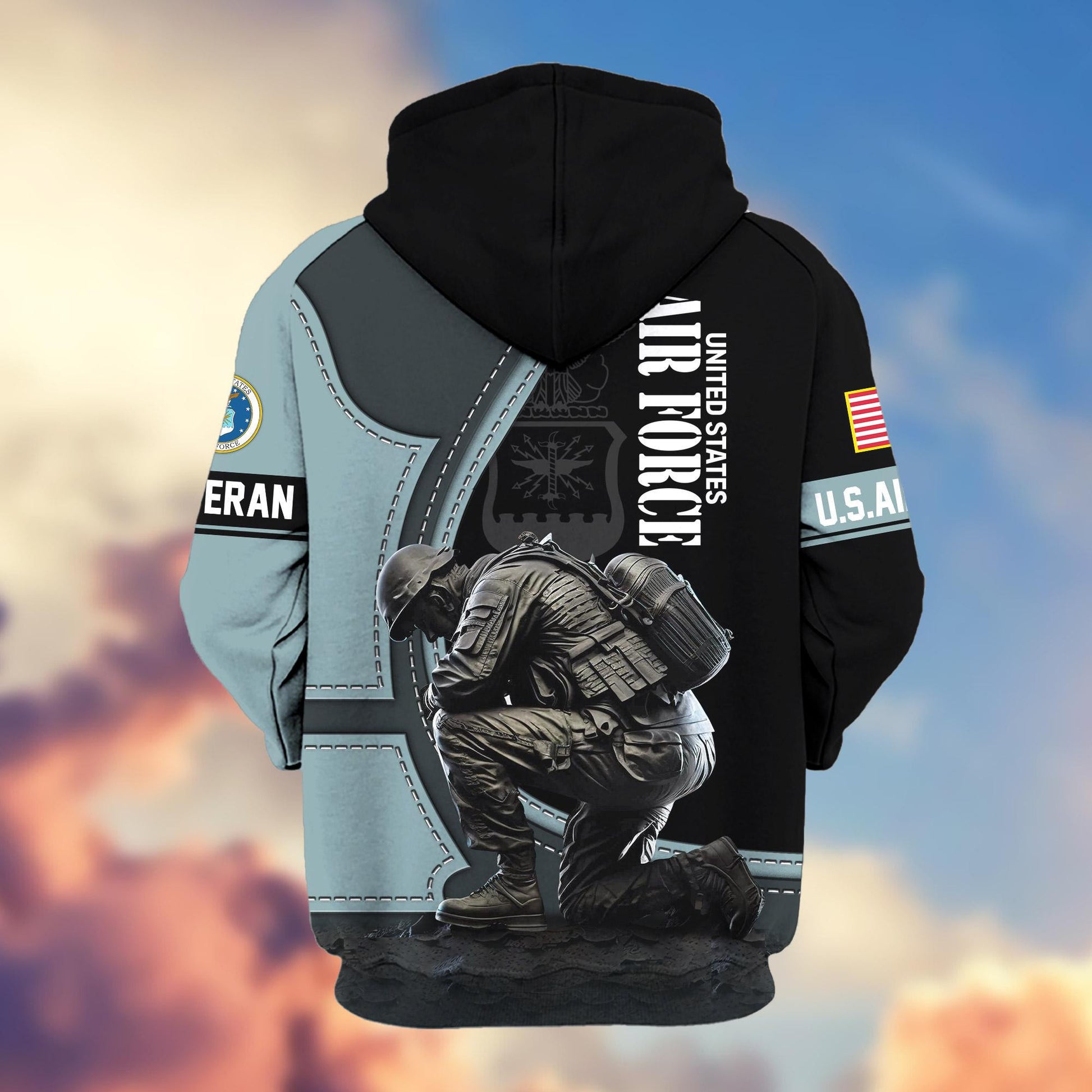 Premium US Veterans Zip Hoodie APHN251211, Gifts For US Veterans