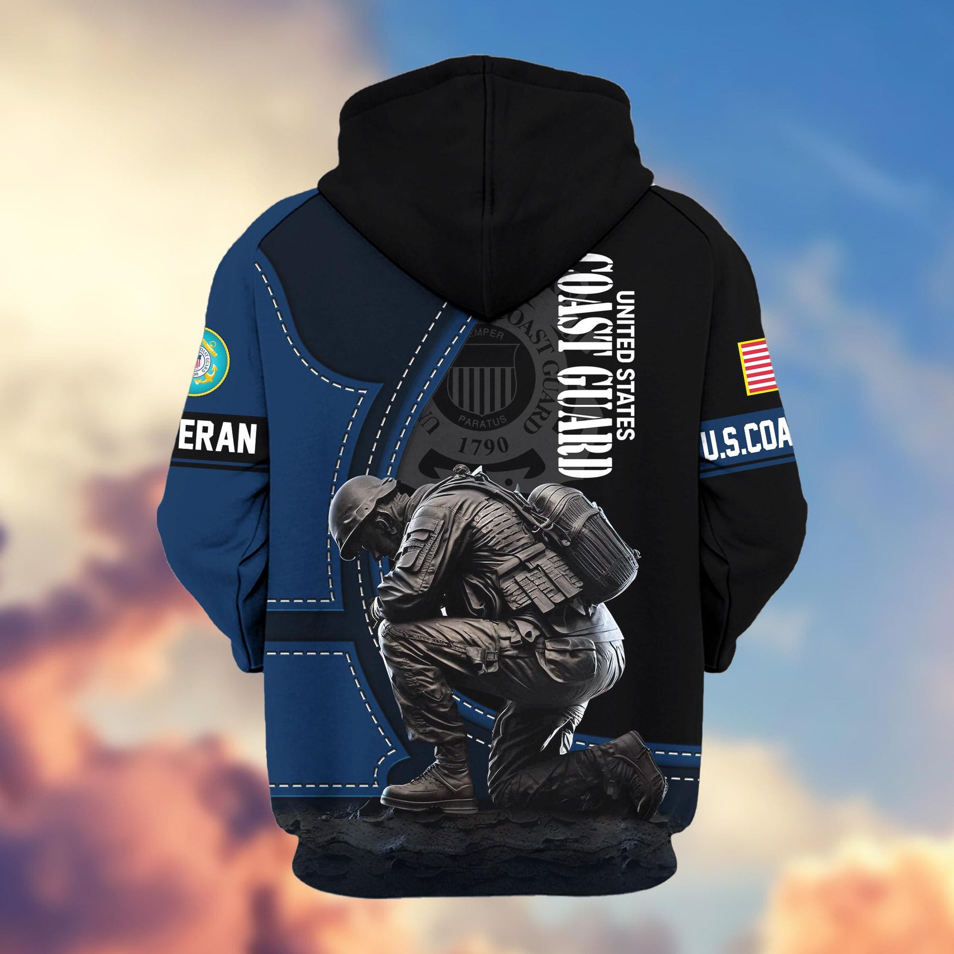 Premium US Veterans Zip Hoodie APHN251211, Gifts For US Veterans