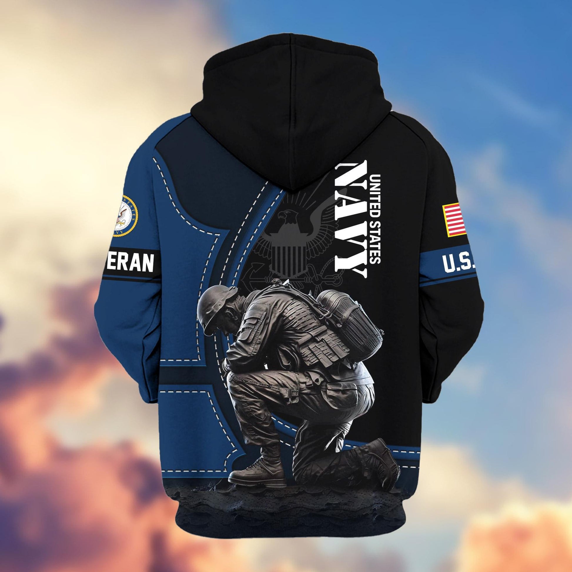 Premium US Veterans Zip Hoodie APHN251211, Gifts For US Veterans