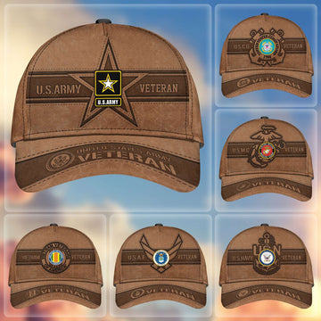 Premium US Veterans Cap, Gifts For US Veterans APHN241211