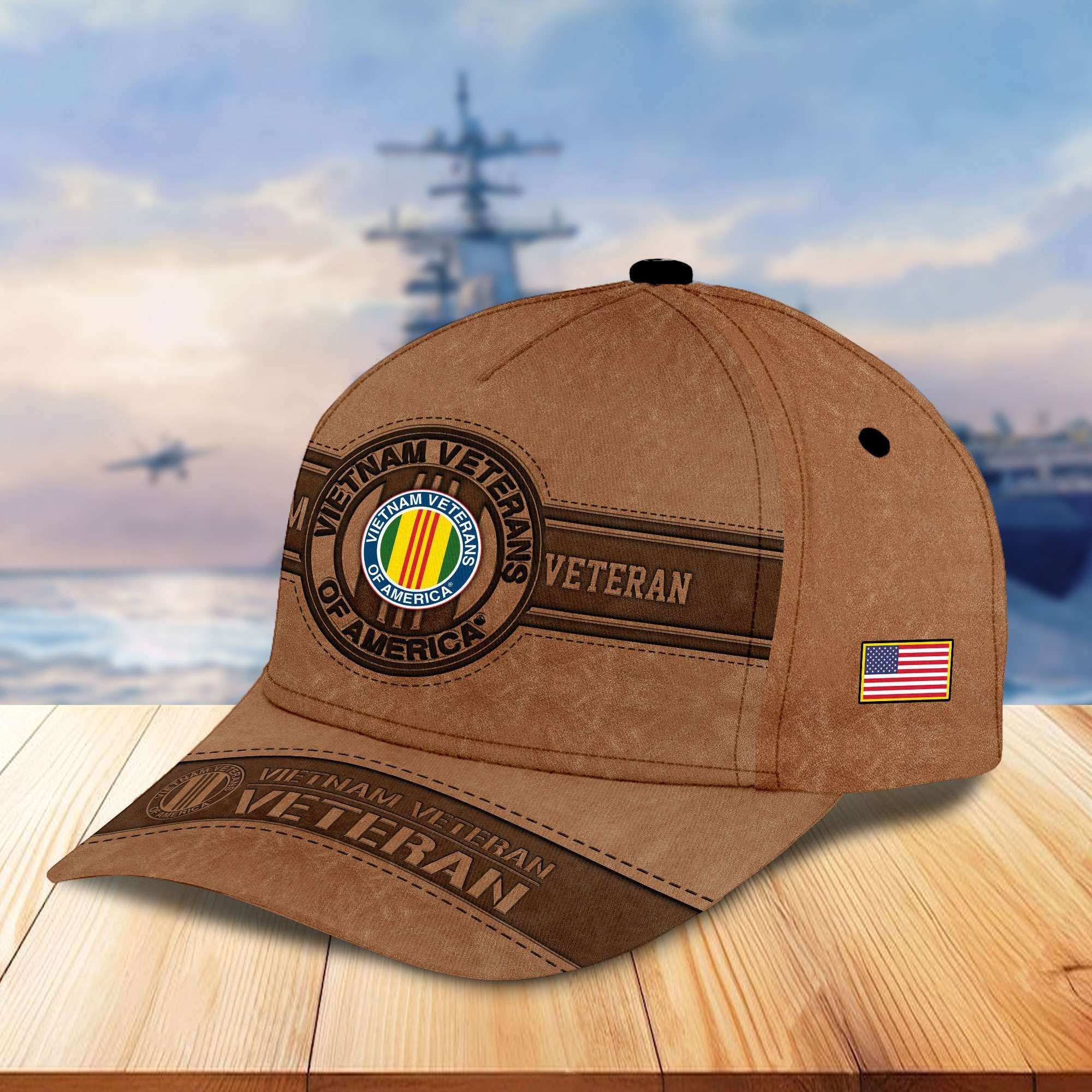 Premium US Veterans Cap, Gifts For US Veterans APHN241211