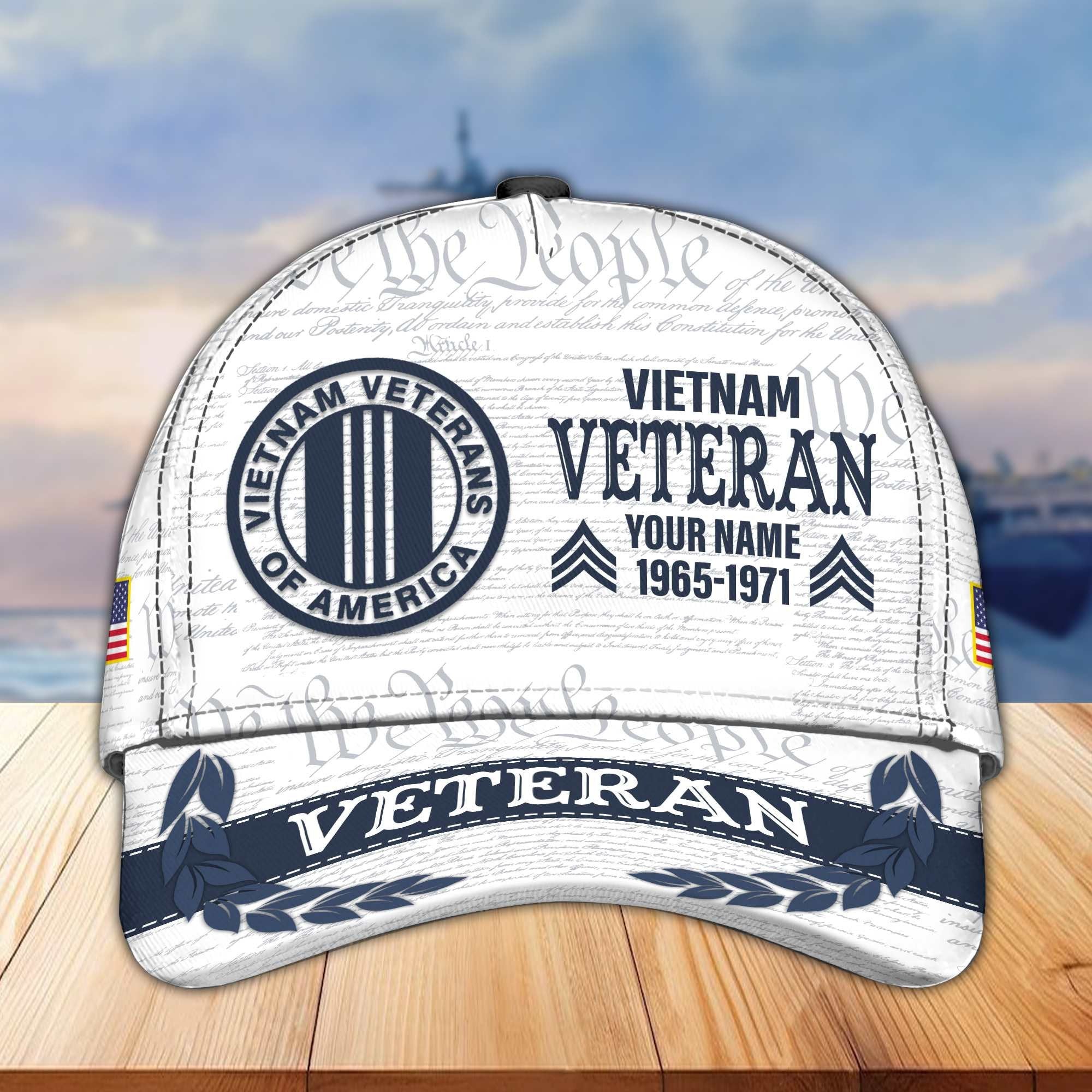 Premium Vietnam Veteran Custom Cap VPVC005506, Gifts For Vietnam Veteran, Best Gifts On Father's Day, Armed Force Day