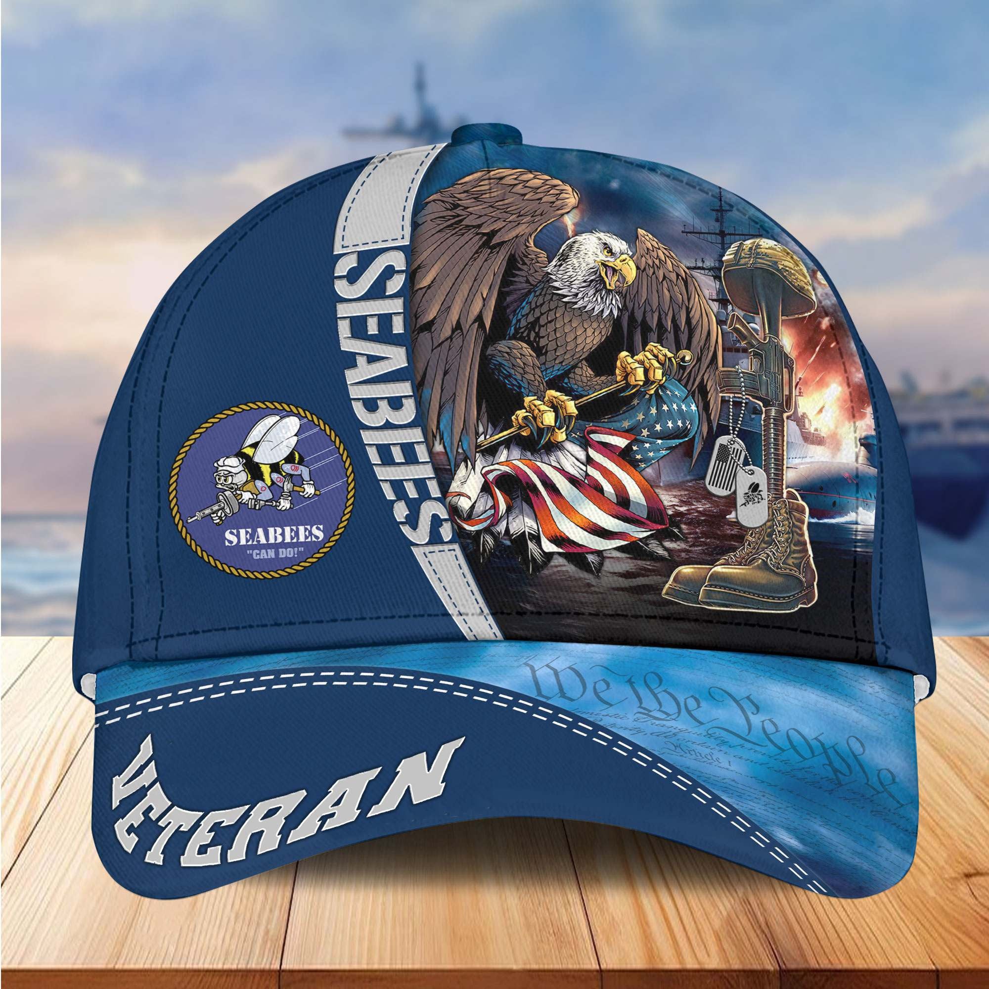 Premium US Veterans Cap APHN231212, Gifts For US Veterans, Gifts On Father's Day, Armed Force Day, Independence Day, Veterans Day.