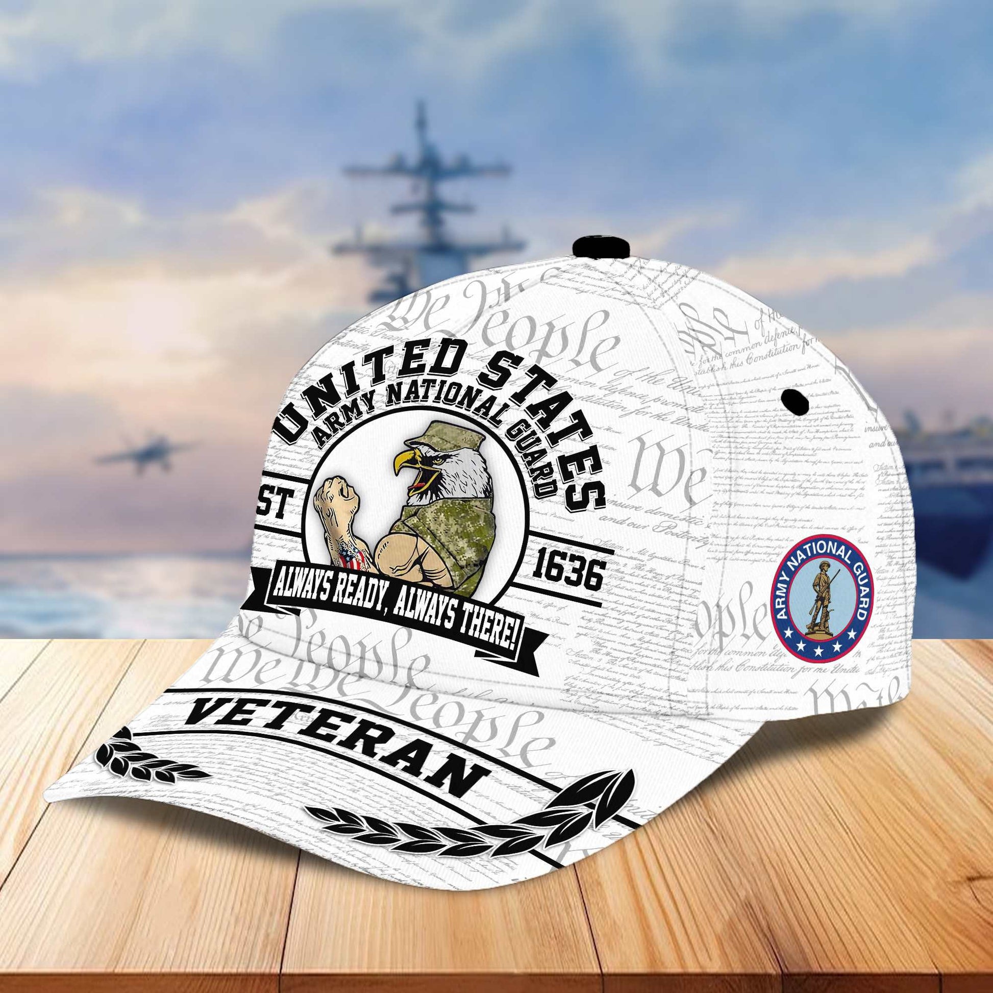 Premium US Veterans Cap BPVC120101, Gifts For US Veterans Gifts On Father's Day, Armed Force Day, Independence Day, Veterans Day.