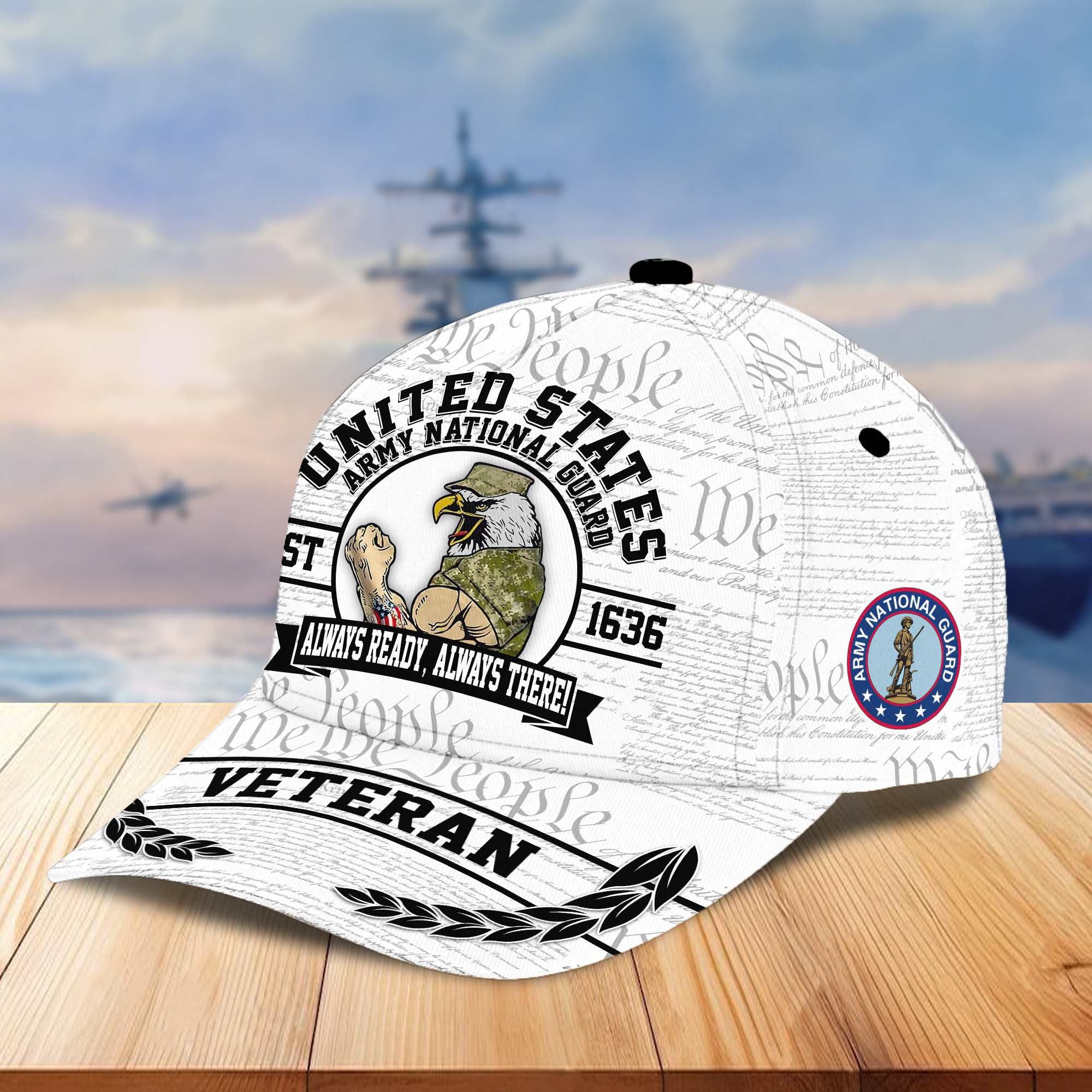Premium US Veterans Cap BPVC120101, Gifts For US Veterans Gifts On Father's Day, Armed Force Day, Independence Day, Veterans Day.