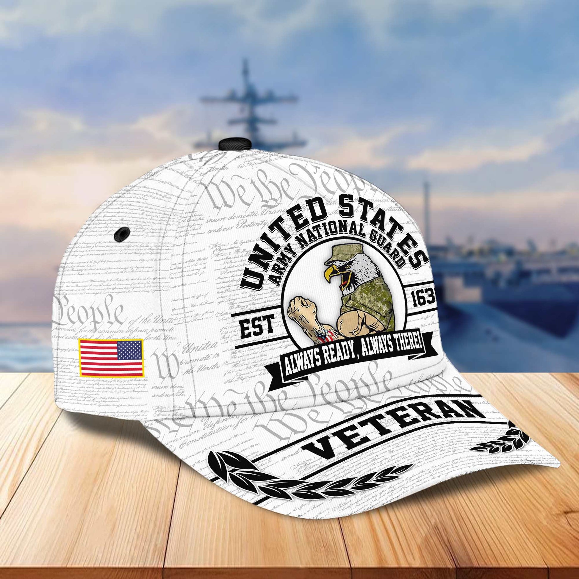 Premium US Veterans Cap BPVC120101, Gifts For US Veterans Gifts On Father's Day, Armed Force Day, Independence Day, Veterans Day.