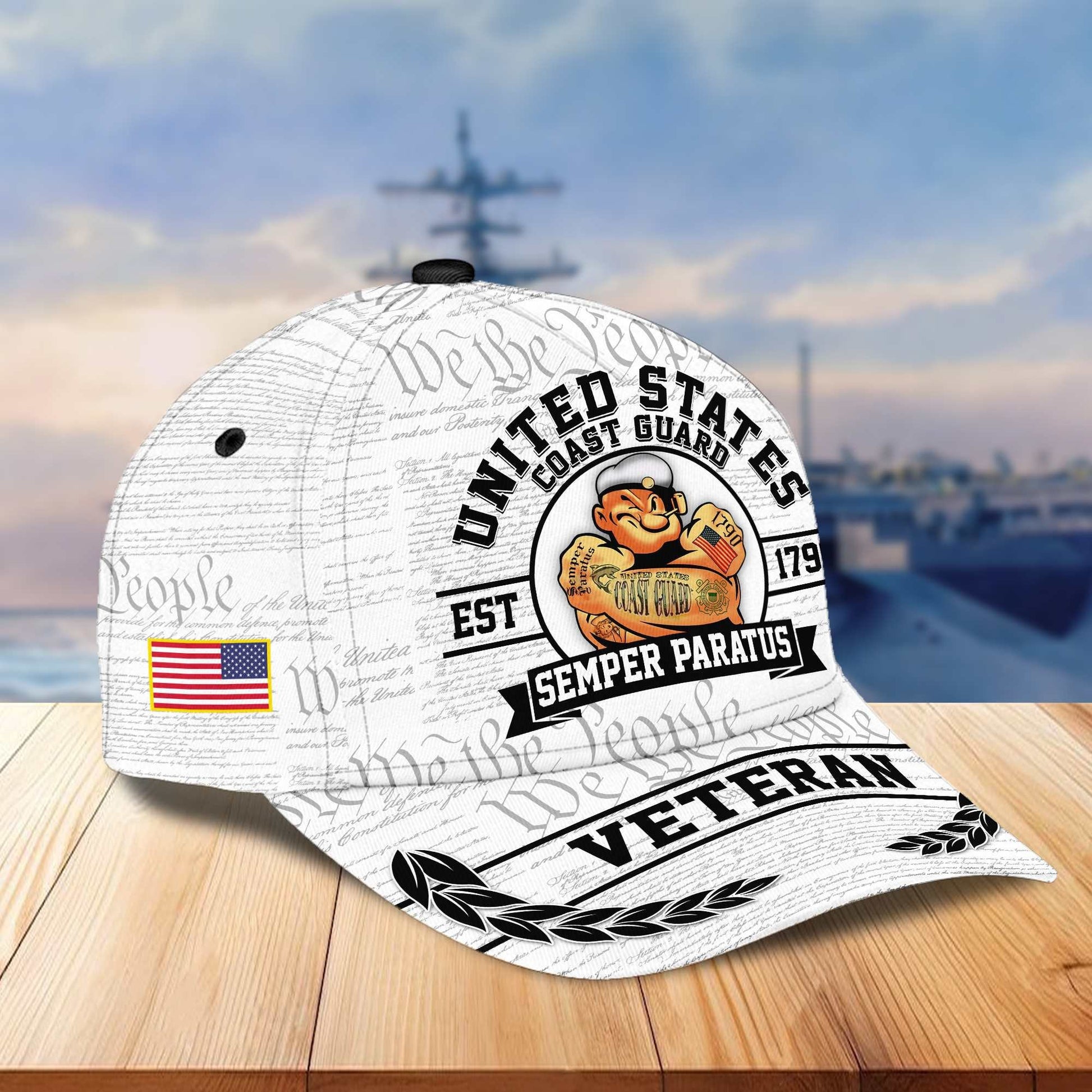 Premium US Veterans Cap BPVC120101, Gifts For US Veterans Gifts On Father's Day, Armed Force Day, Independence Day, Veterans Day.