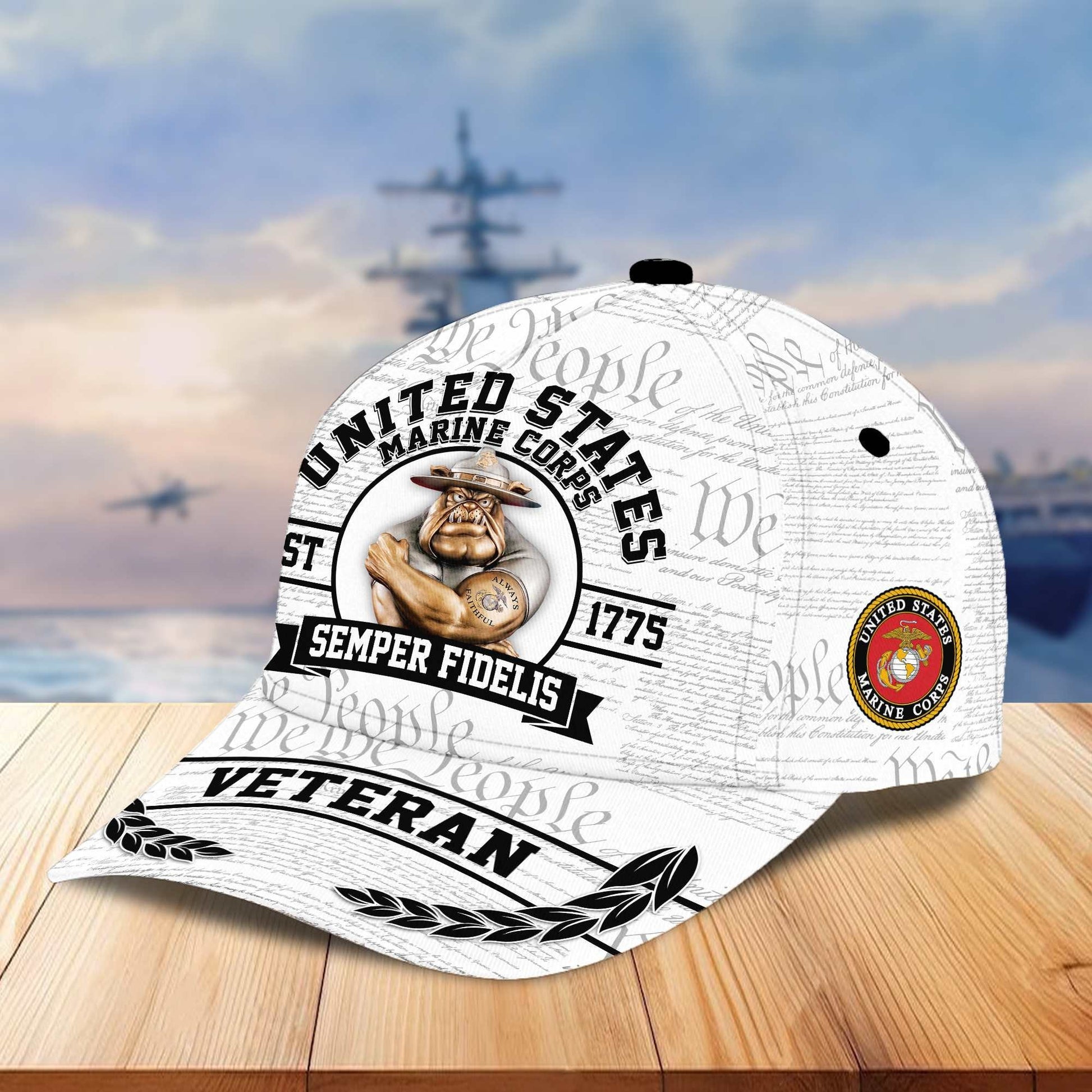 Premium US Veterans Cap BPVC120101, Gifts For US Veterans Gifts On Father's Day, Armed Force Day, Independence Day, Veterans Day.