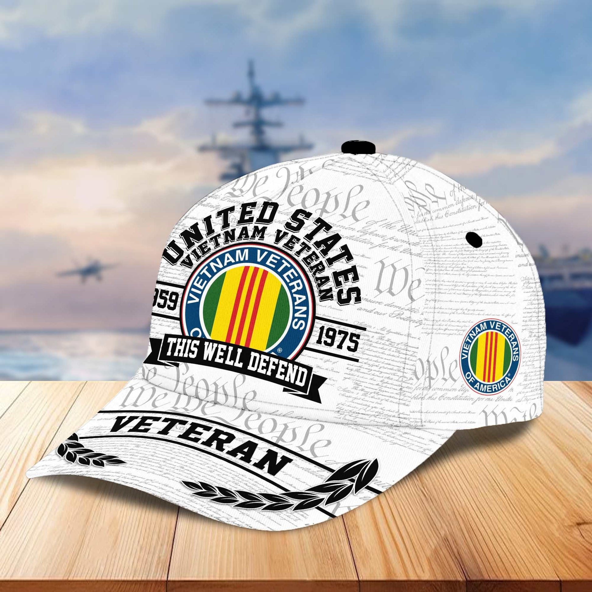 Premium US Veterans Cap BPVC120101, Gifts For US Veterans Gifts On Father's Day, Armed Force Day, Independence Day, Veterans Day.