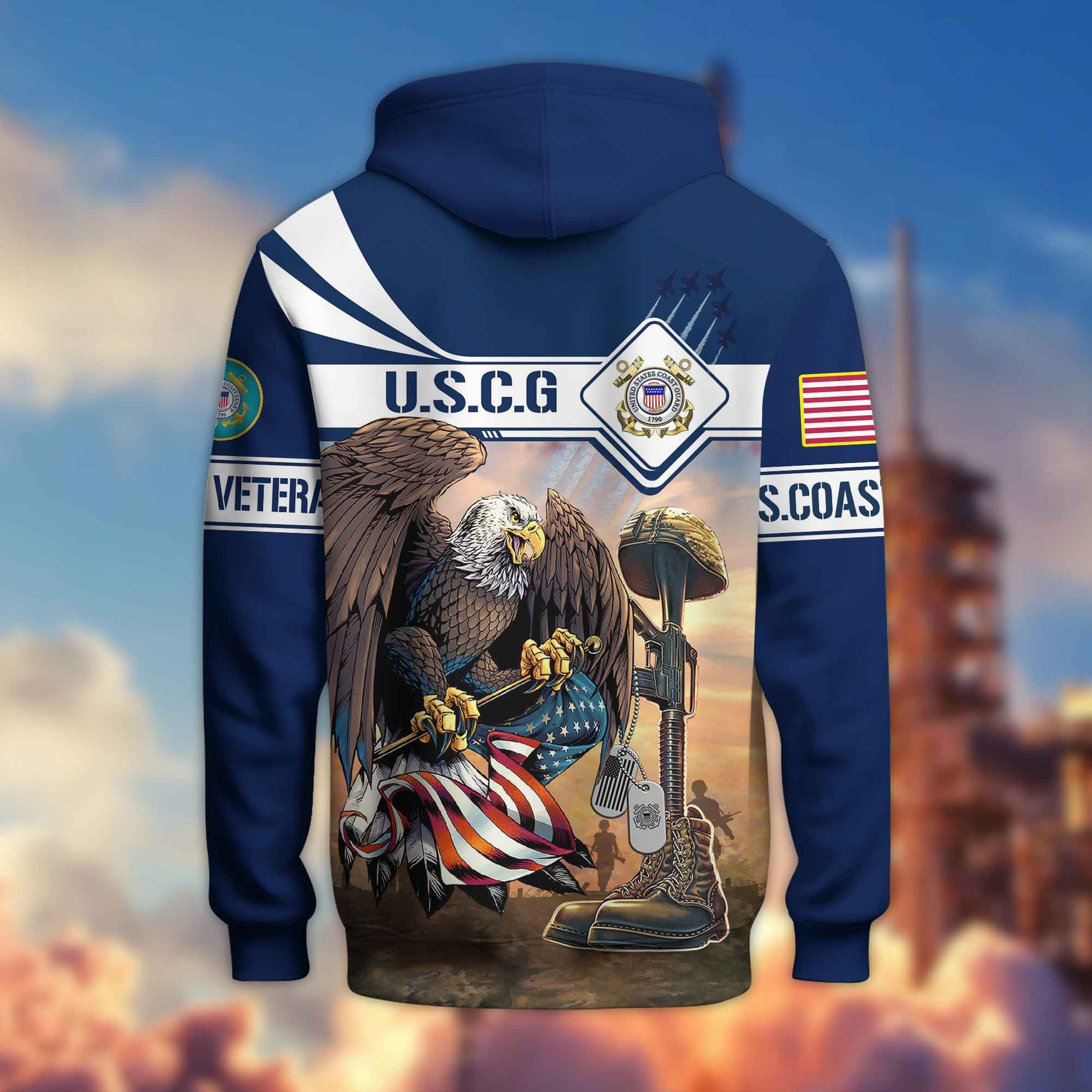 Premium US Female Veterans Zip Hoodie BPVC150110, Gifts For Female Veterans