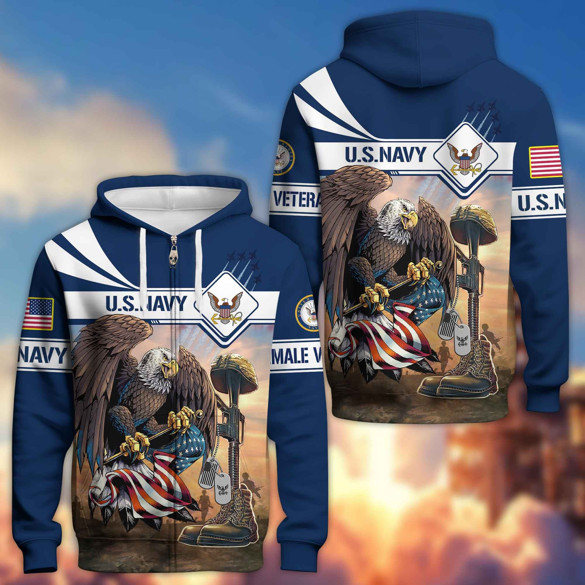 Premium US Female Veterans Zip Hoodie BPVC150110, Gifts For Female Veterans