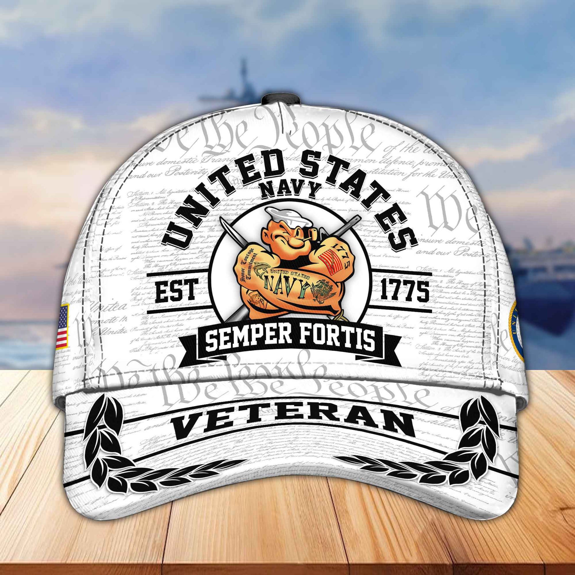 Premium US Veterans Cap BPVC120101, Gifts For US Veterans Gifts On Father's Day, Armed Force Day, Independence Day, Veterans Day.