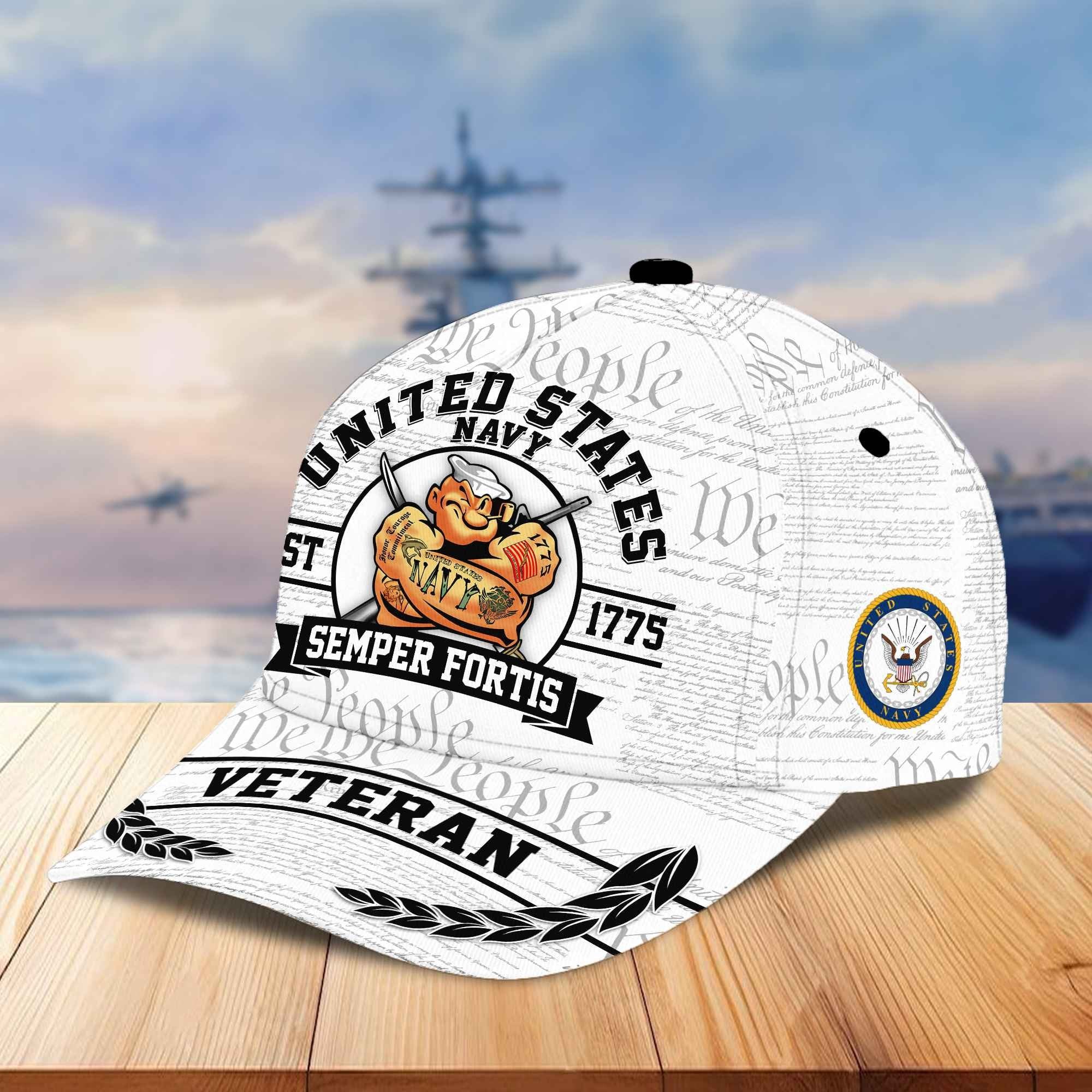 Premium US Veterans Cap BPVC120101, Gifts For US Veterans Gifts On Father's Day, Armed Force Day, Independence Day, Veterans Day.
