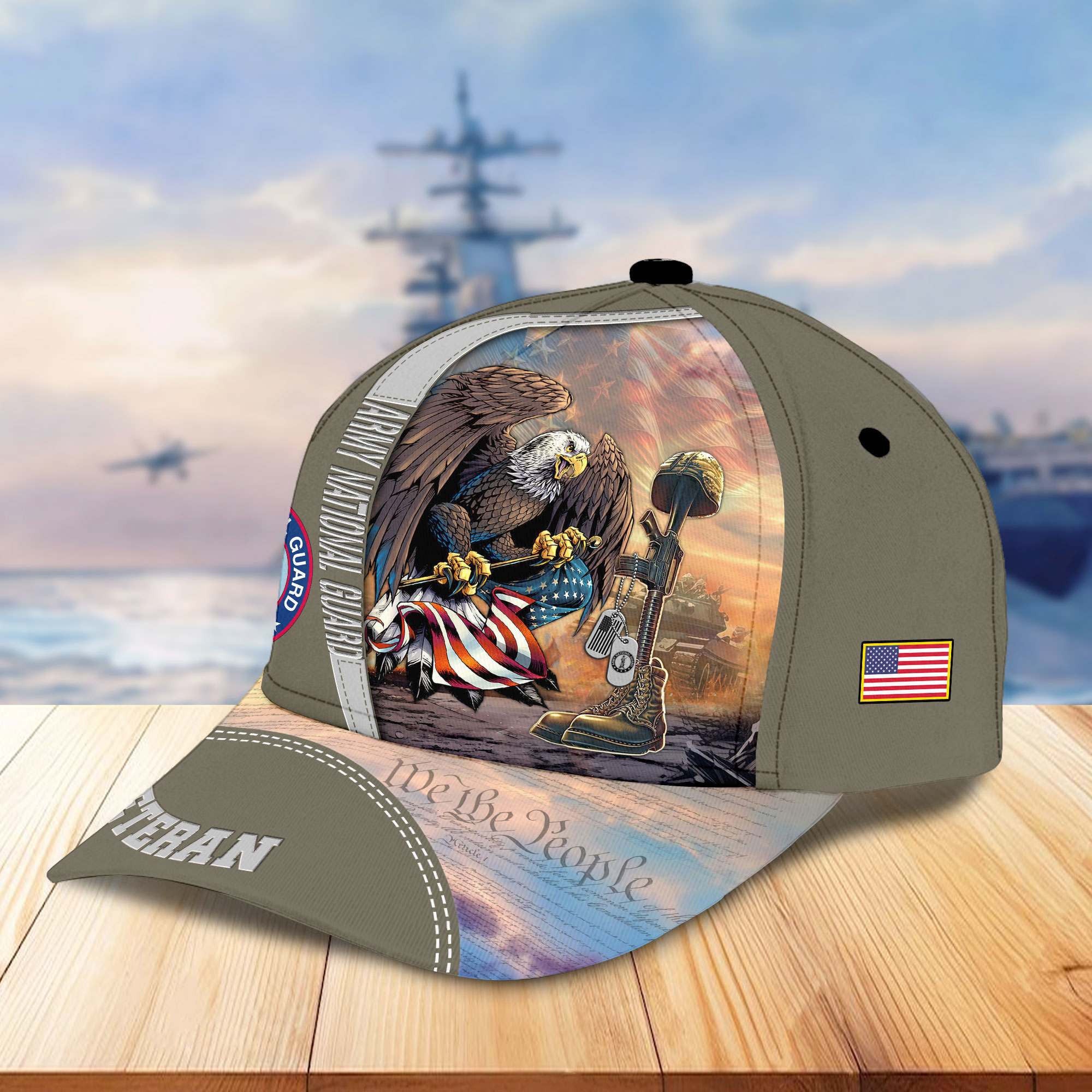 Premium US Veterans Cap APHN231212, Gifts For US Veterans, Gifts On Father's Day, Armed Force Day, Independence Day, Veterans Day.