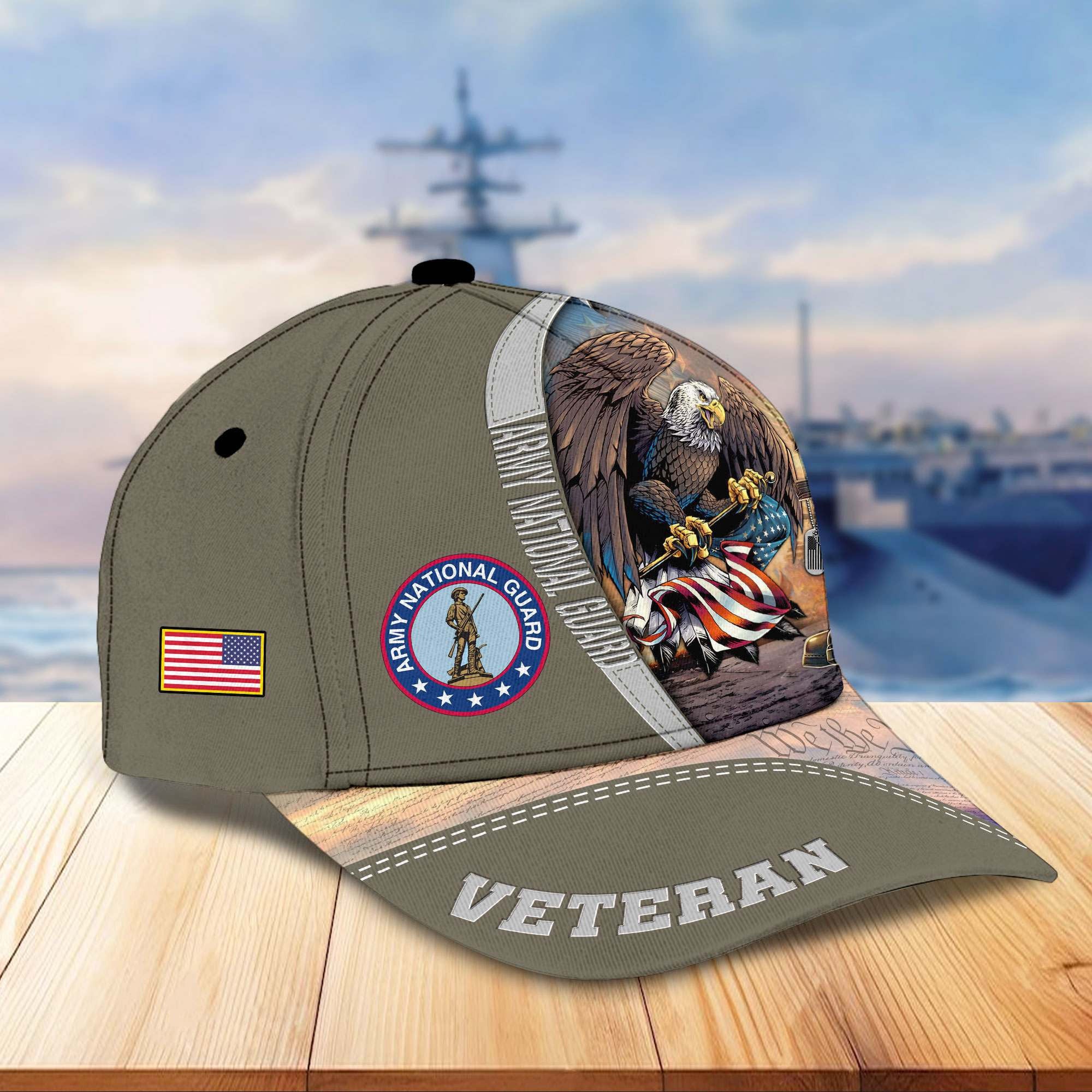 Premium US Veterans Cap APHN231212, Gifts For US Veterans, Gifts On Father's Day, Armed Force Day, Independence Day, Veterans Day.