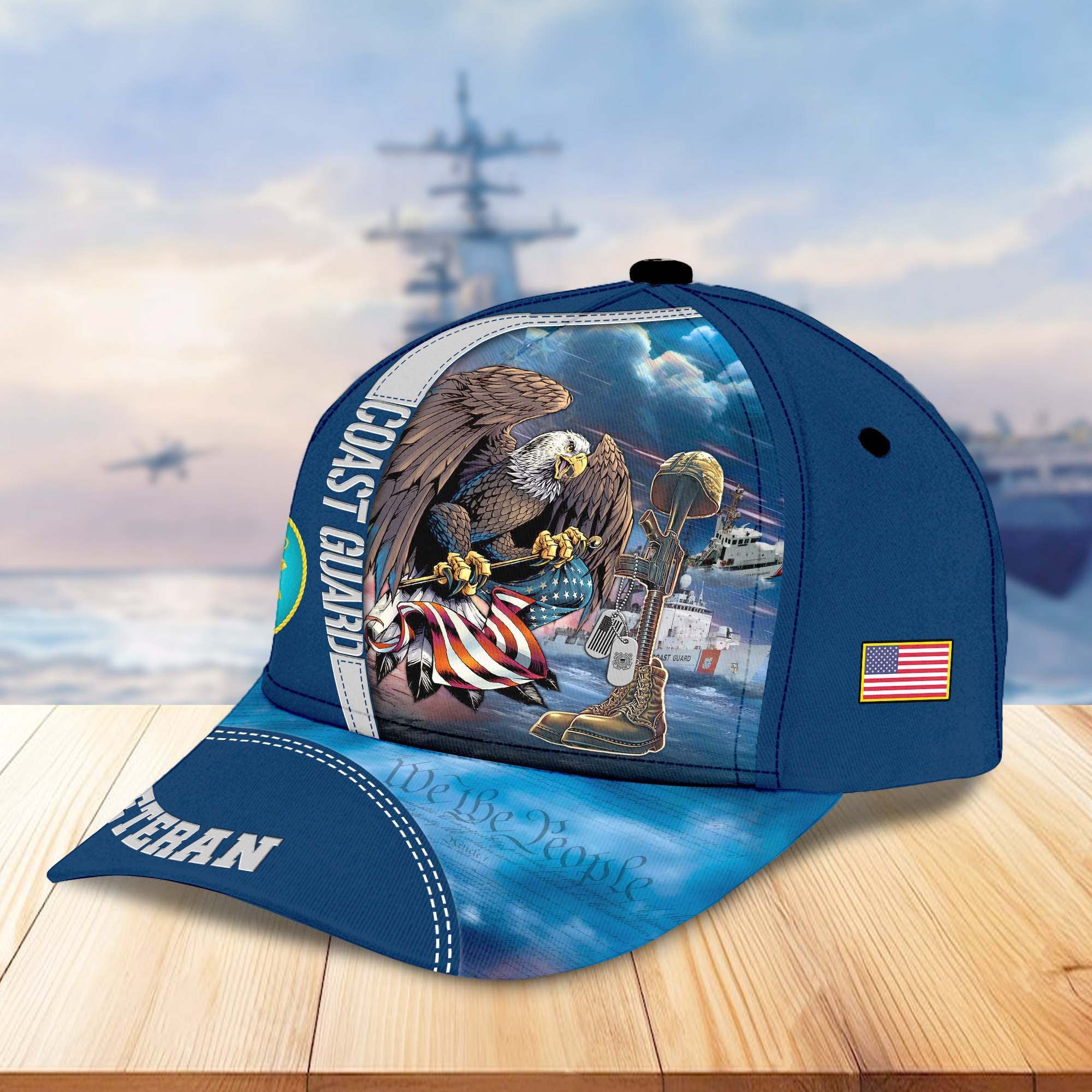 Premium US Veterans Cap APHN231212, Gifts For US Veterans, Gifts On Father's Day, Armed Force Day, Independence Day, Veterans Day.