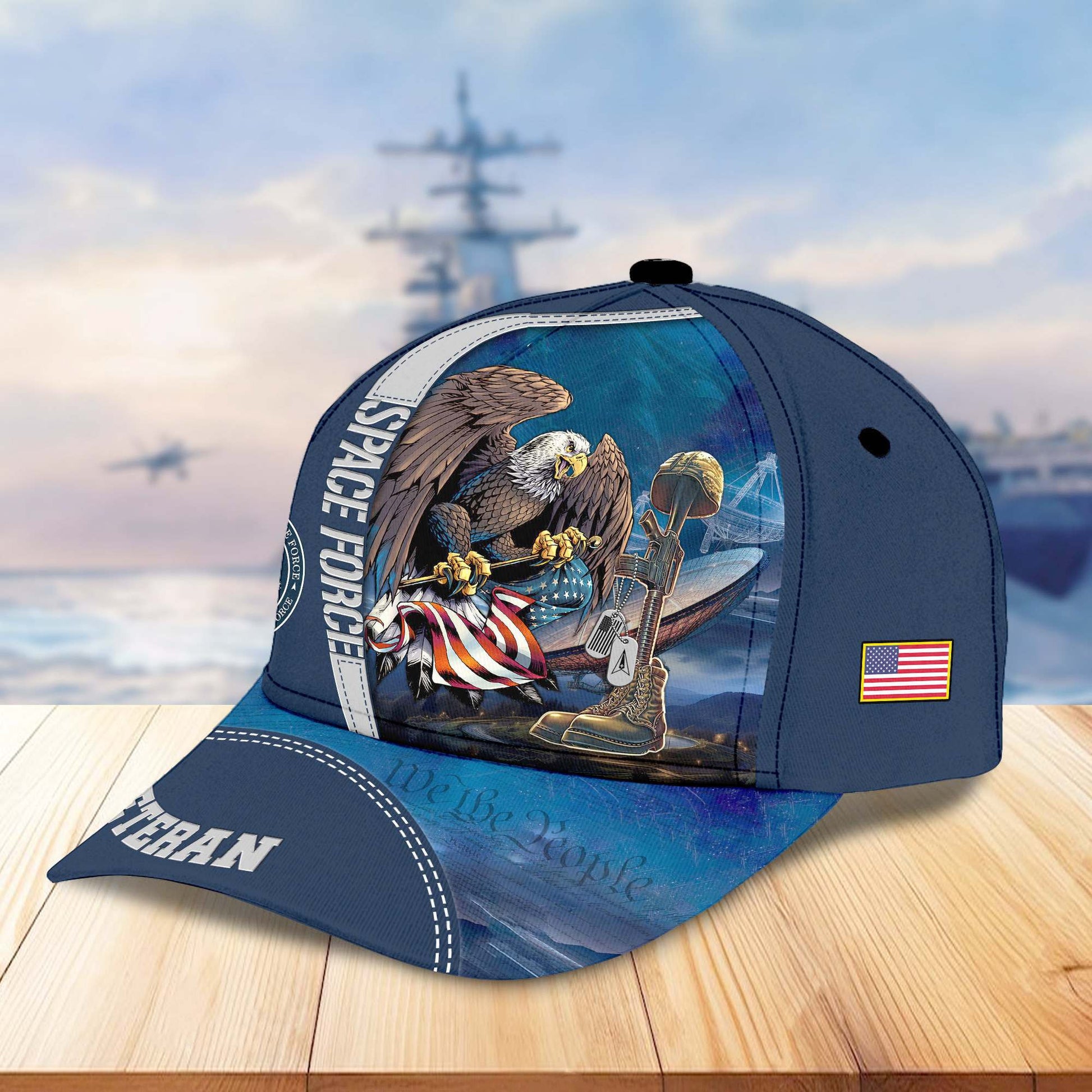 Premium US Veterans Cap APHN231212, Gifts For US Veterans, Gifts On Father's Day, Armed Force Day, Independence Day, Veterans Day.
