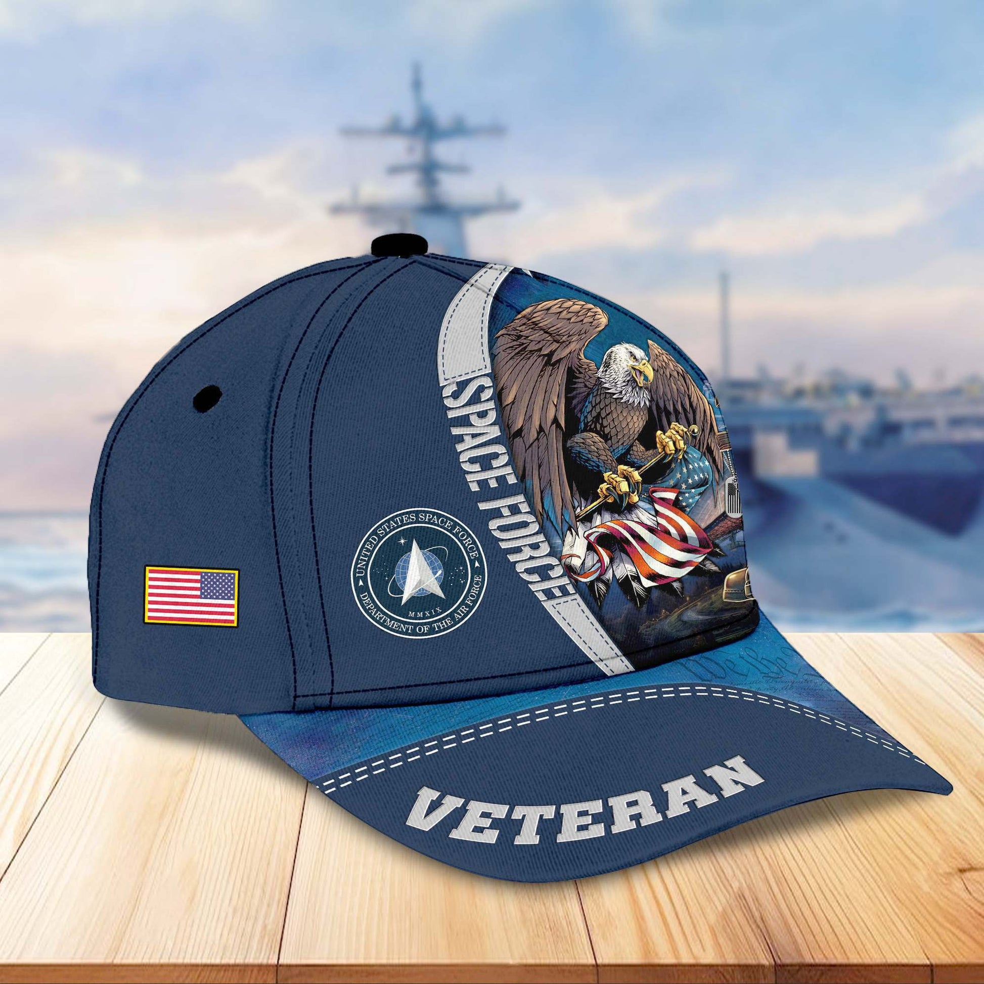 Premium US Veterans Cap APHN231212, Gifts For US Veterans, Gifts On Father's Day, Armed Force Day, Independence Day, Veterans Day.