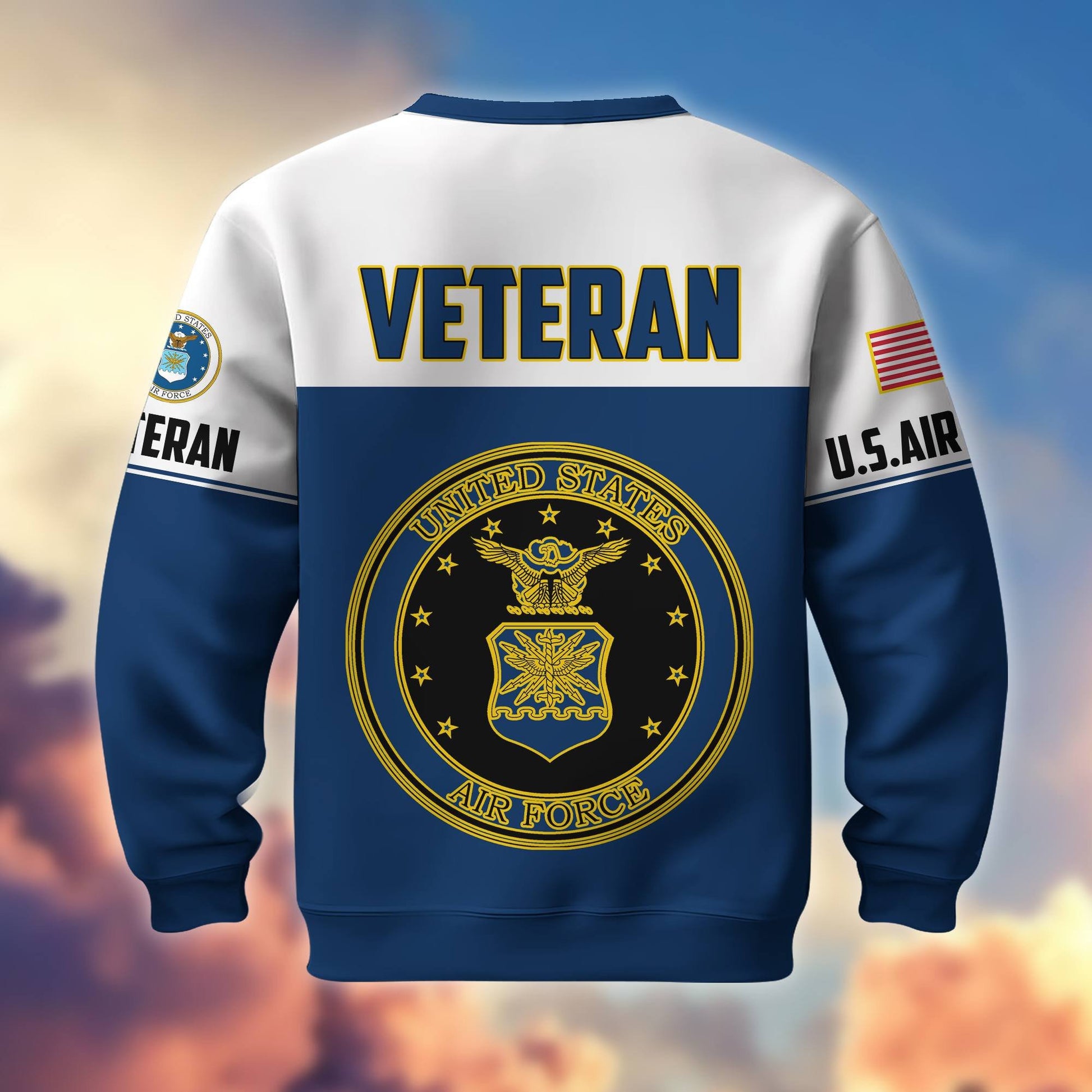 Premium US Veterans Sweatshirt BPHN130112, Gifts For US Veterans, Gifts On Father's Day, Armed Force Day, Independence Day, Veterans Day.