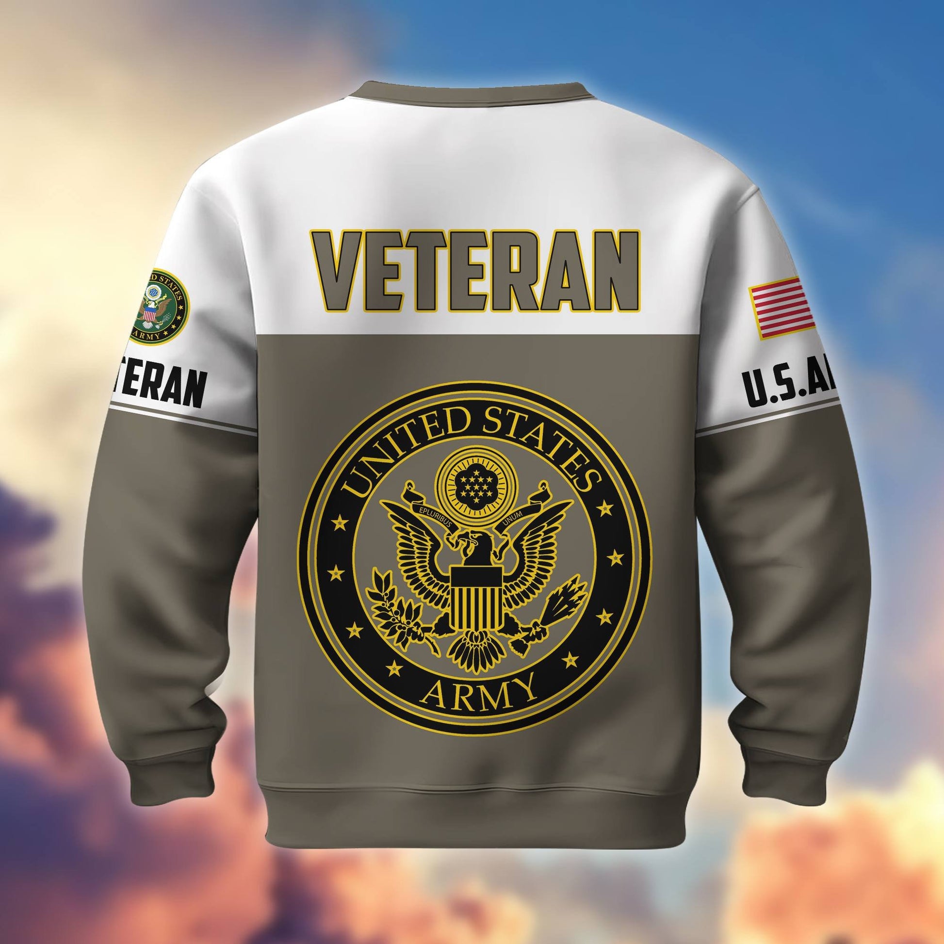 Premium US Veterans Sweatshirt BPHN130112, Gifts For US Veterans, Gifts On Father's Day, Armed Force Day, Independence Day, Veterans Day.