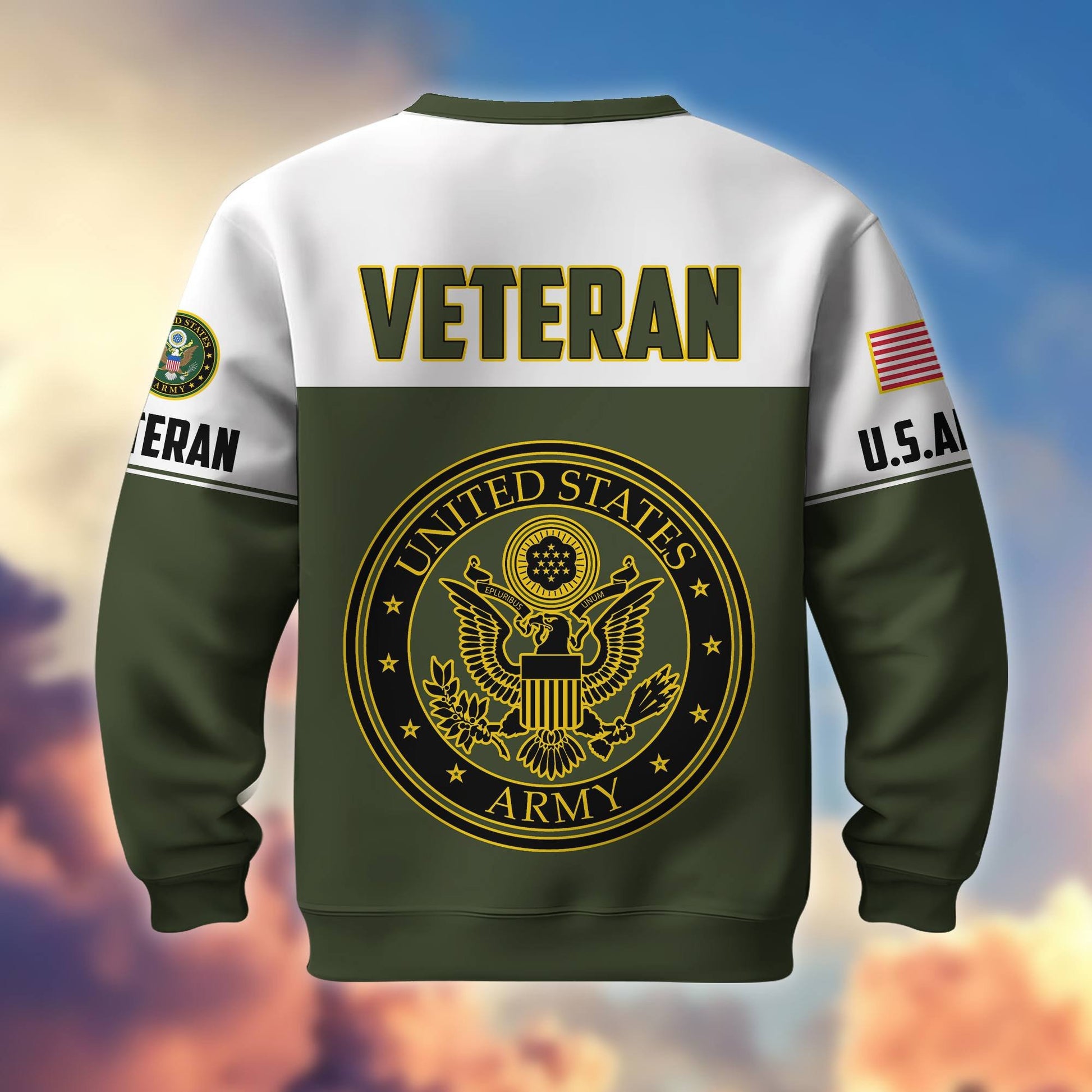 Premium US Veterans Sweatshirt BPHN130112, Gifts For US Veterans, Gifts On Father's Day, Armed Force Day, Independence Day, Veterans Day.