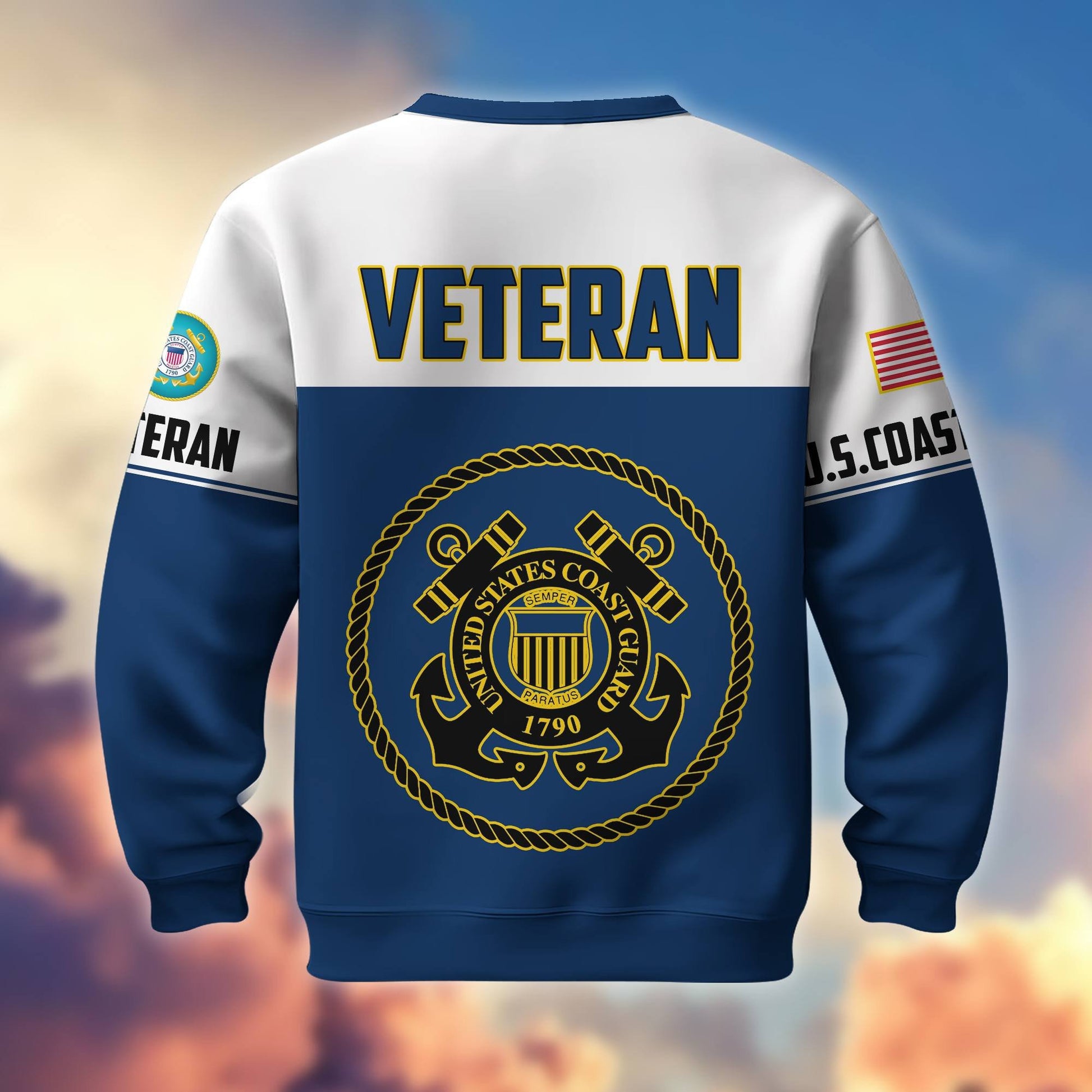 Premium US Veterans Sweatshirt BPHN130112, Gifts For US Veterans, Gifts On Father's Day, Armed Force Day, Independence Day, Veterans Day.